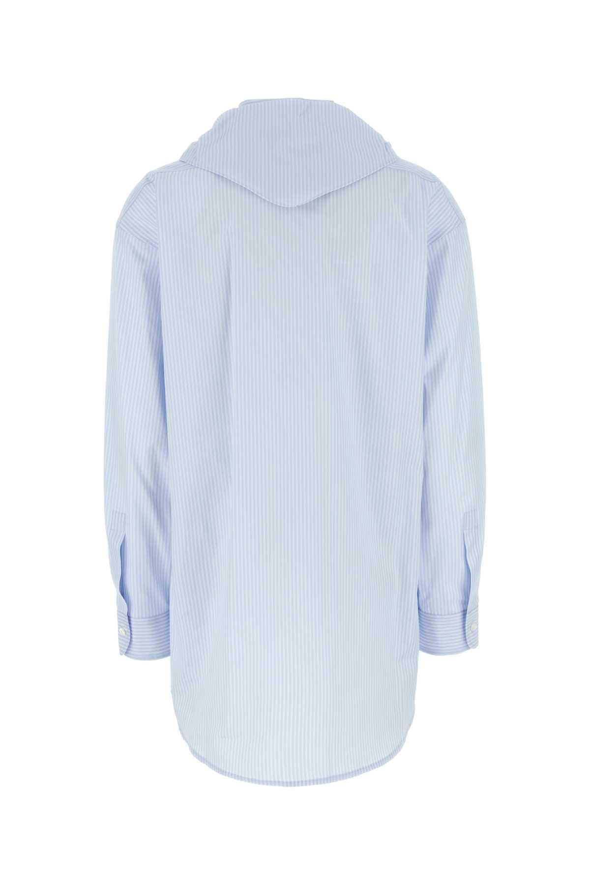 Miu Miu Women Embroidered Poplin Shirt MIU MIU