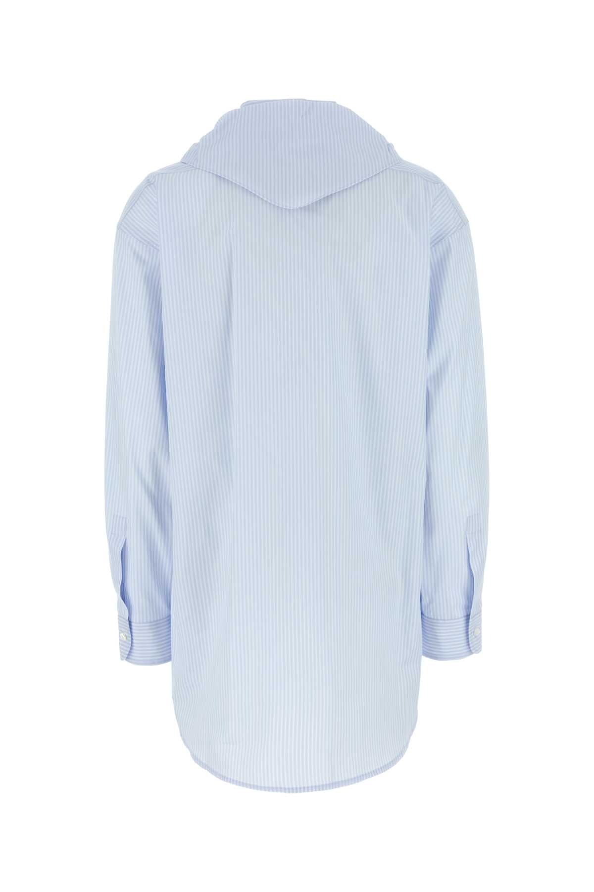 Miu Miu Women Embroidered Poplin Shirt MIU MIU