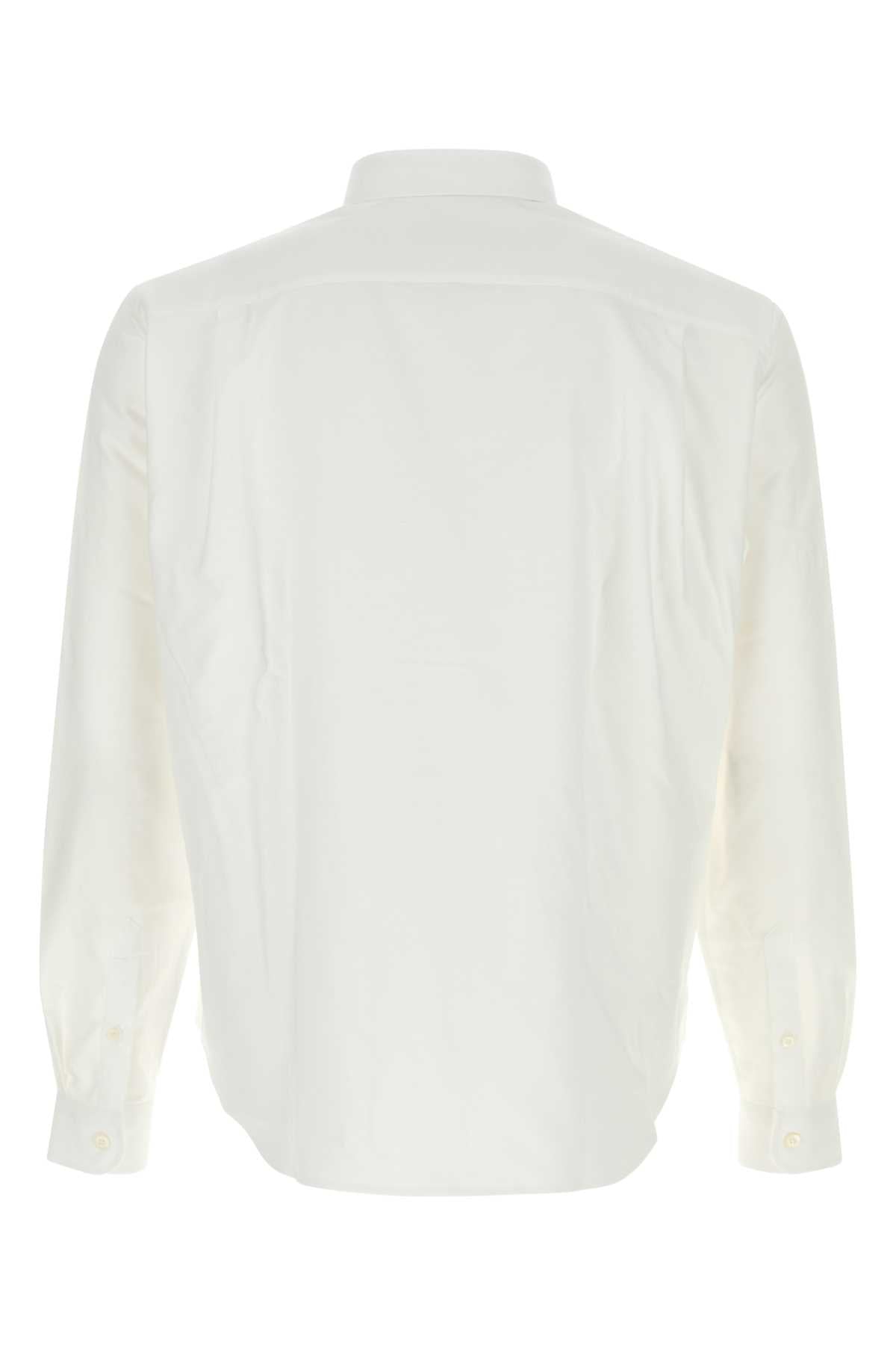Prada Men White Oxford Shirt PRADA
