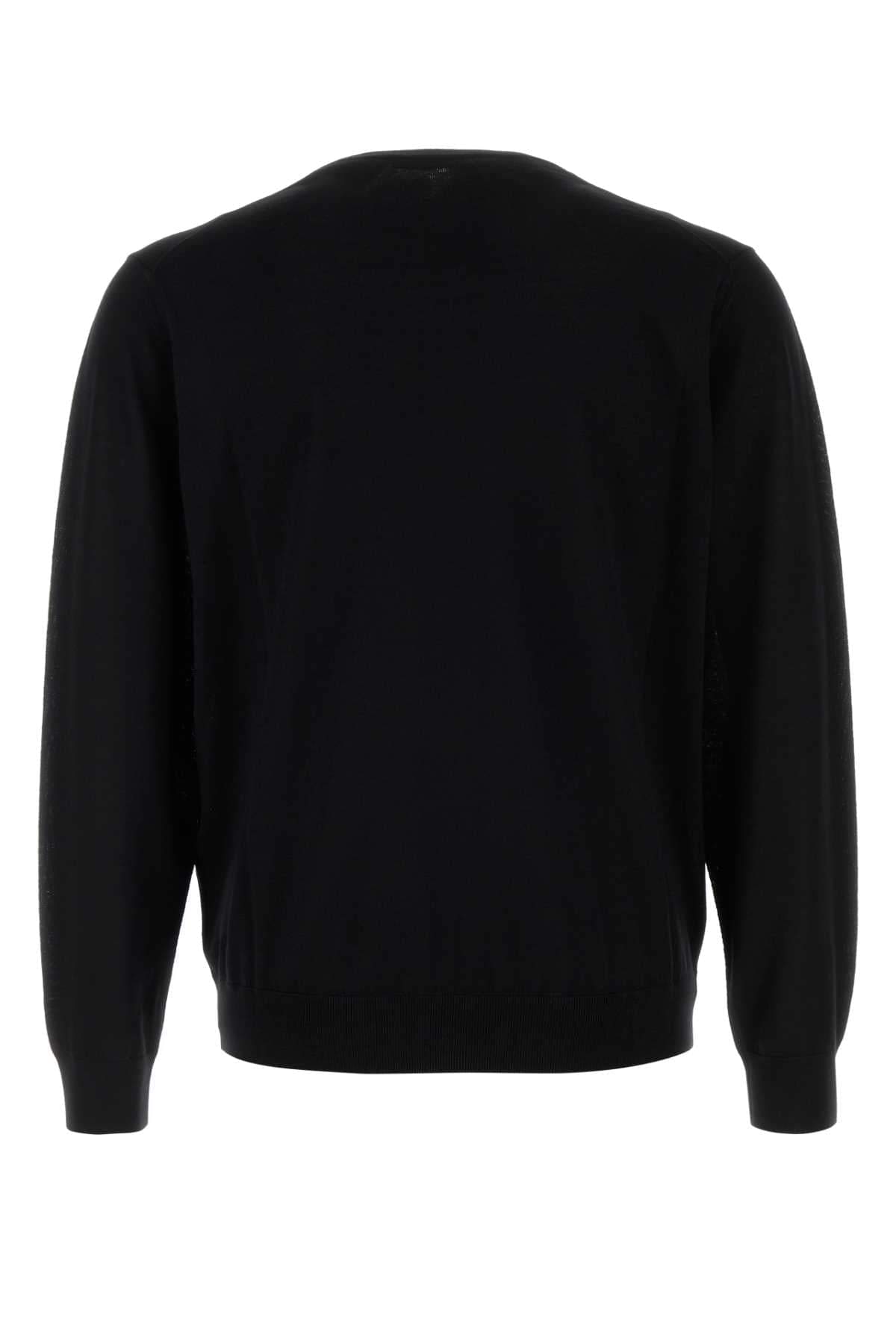 Prada Men Black Wool Sweater PRADA