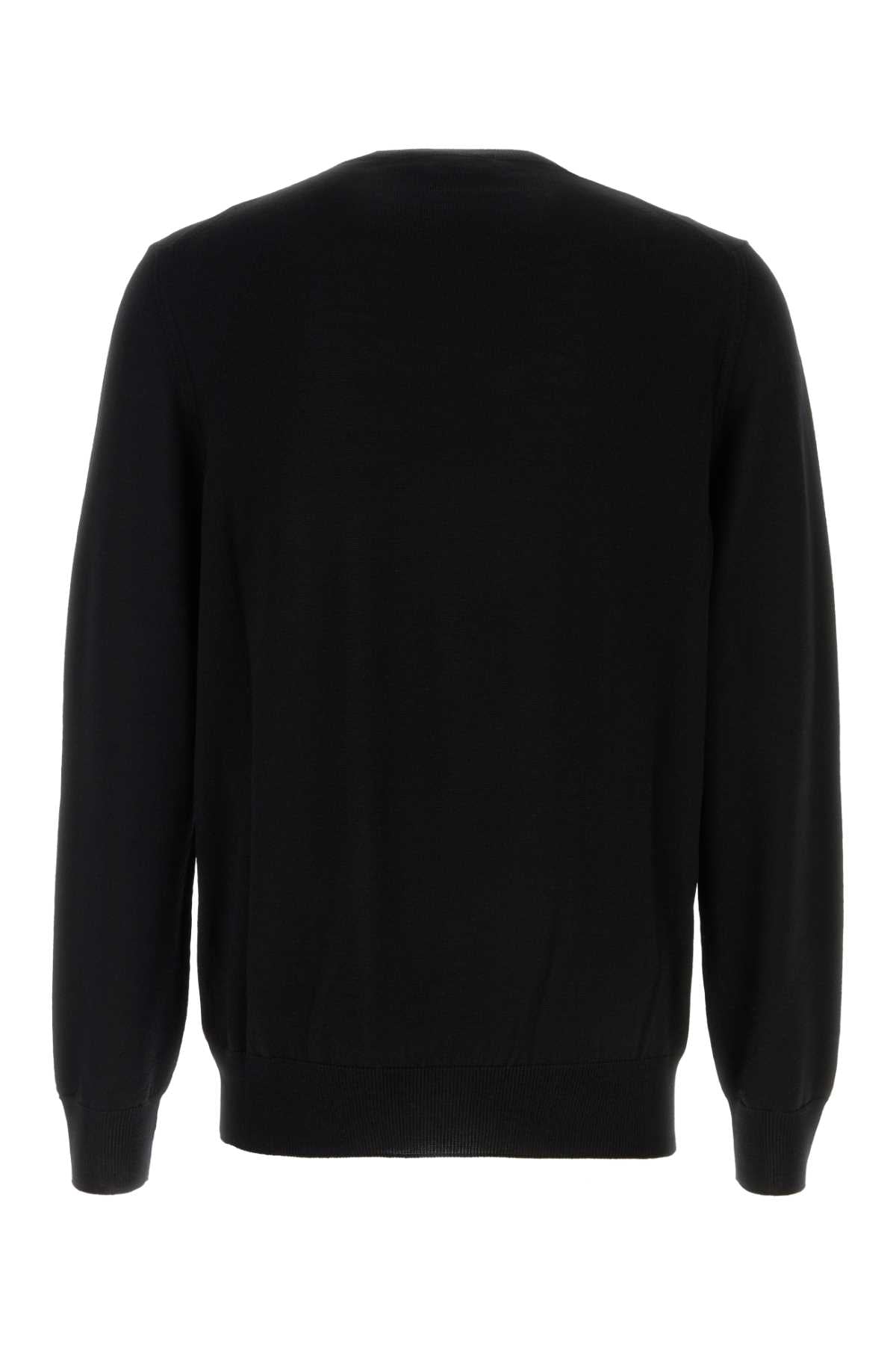 Alexander Mcqueen Men Black Wool Sweater ALEXANDER MCQUEEN