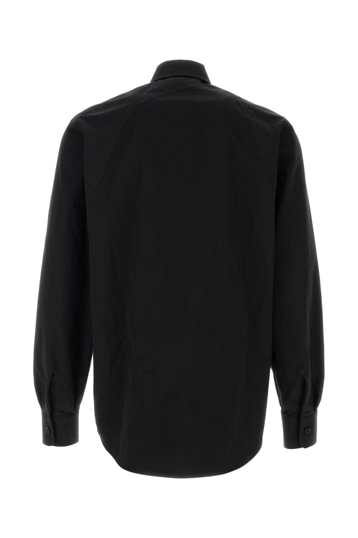 Alexander Mcqueen Men Black Poplin Shirt ALEXANDER MCQUEEN