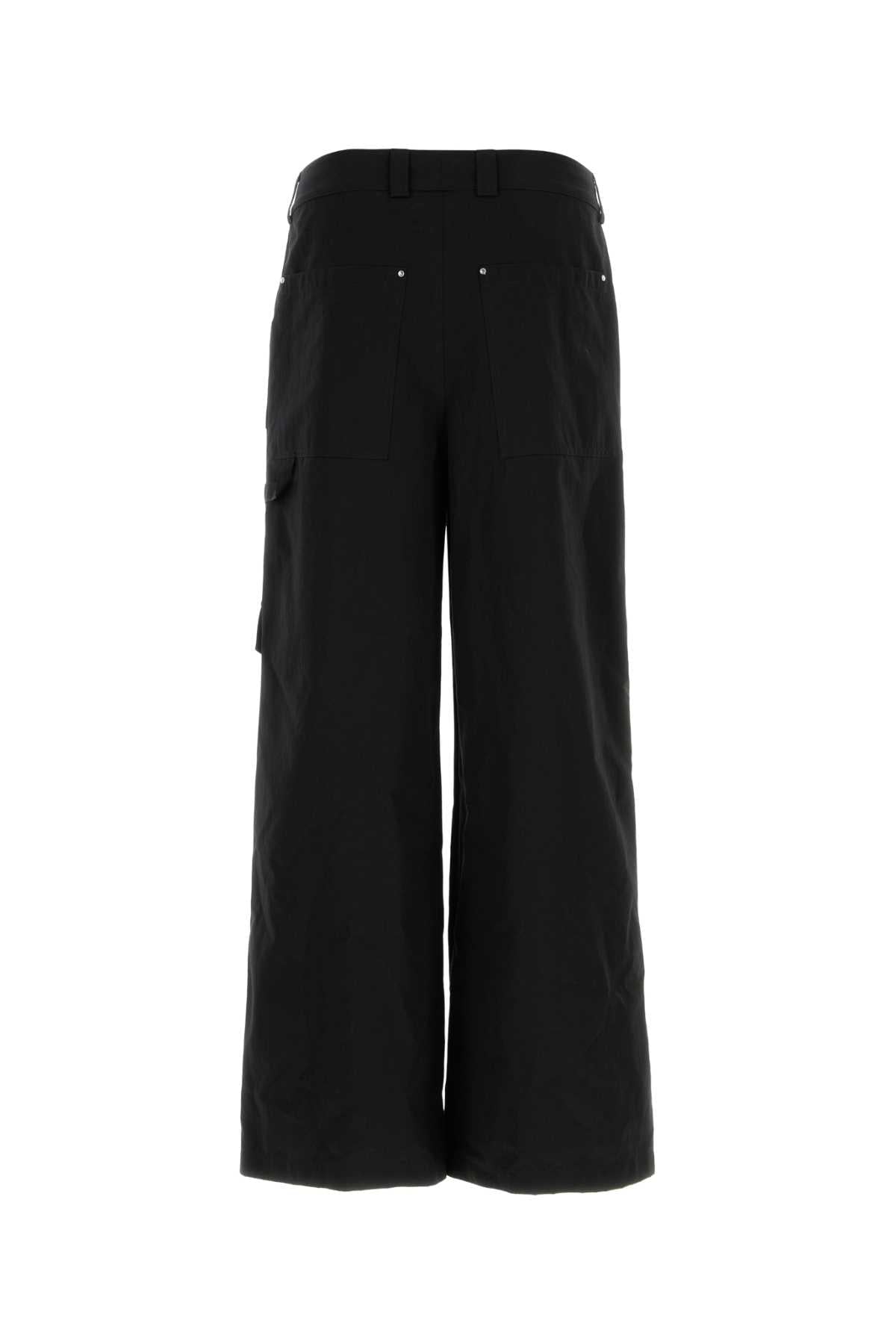 Alexander Mcqueen Men Black Cotton Cargo Pant ALEXANDER MCQUEEN