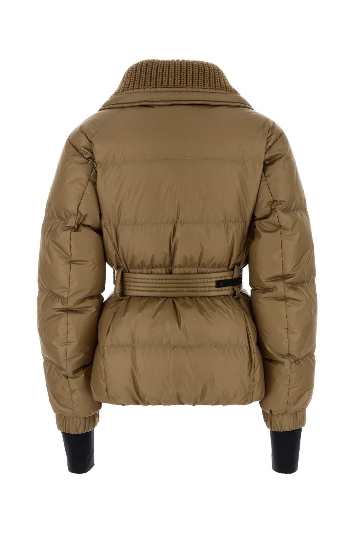 Moncler Grenoble Women Biscuit Nylon Batailleuse Down Jacket MONCLER GRENOBLE