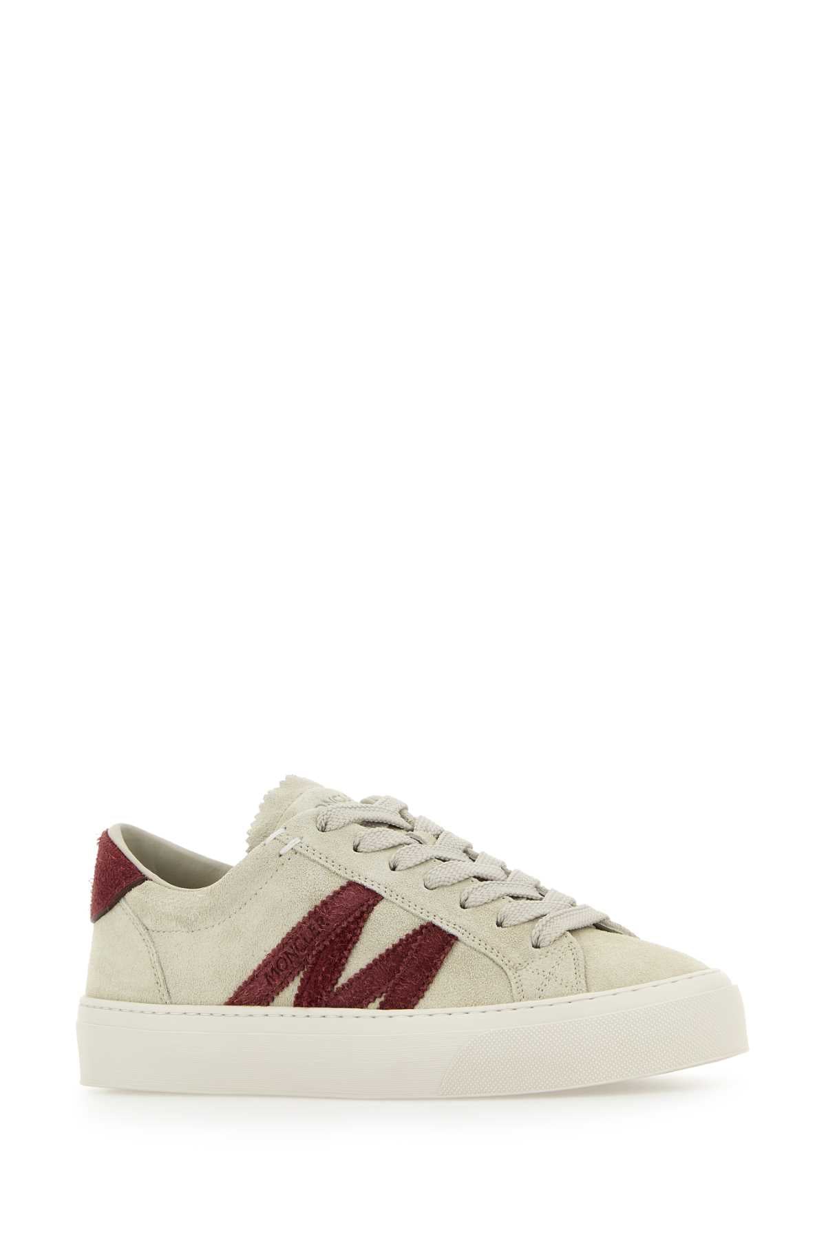 Moncler Women Sand Suede Monaco2 Sneakers MONCLER
