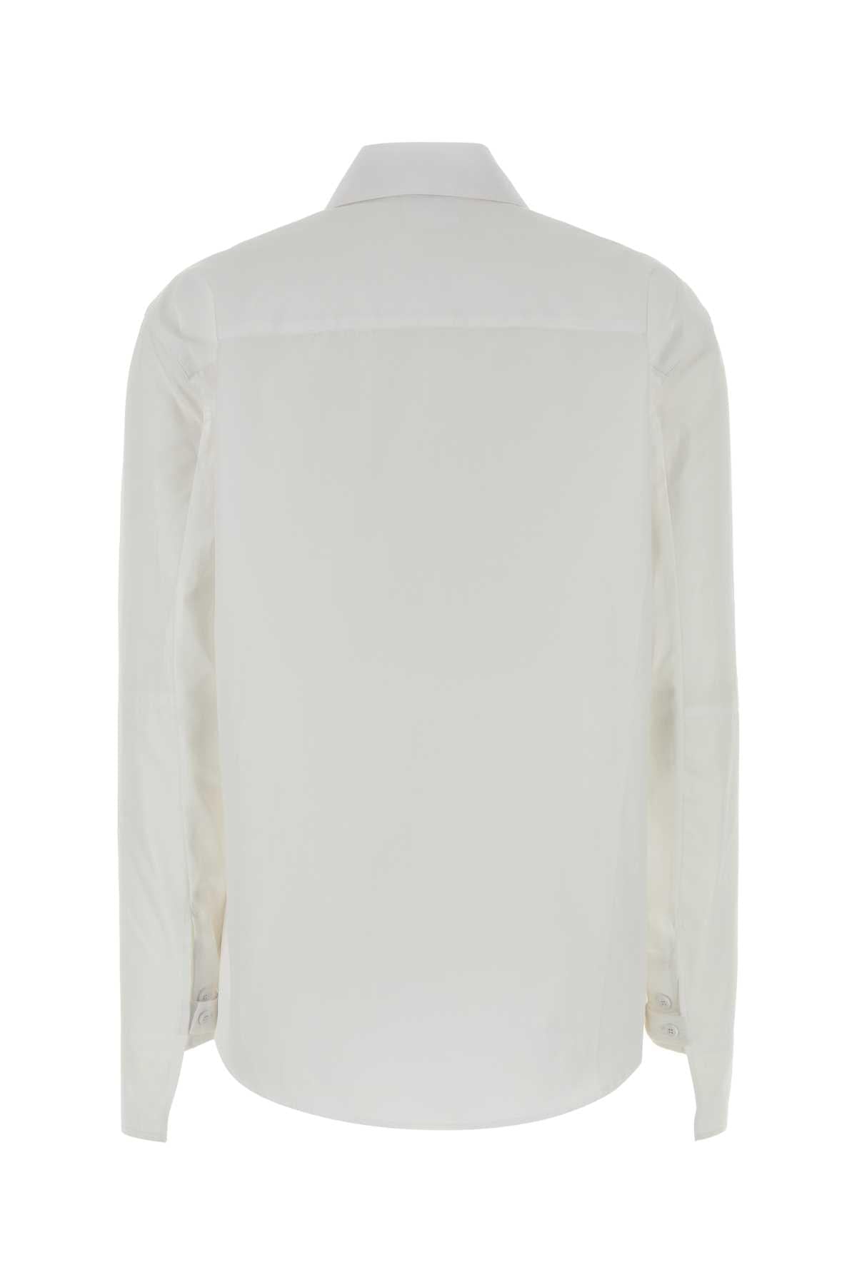 Courreges Women White Poplin Shirt COURREGES