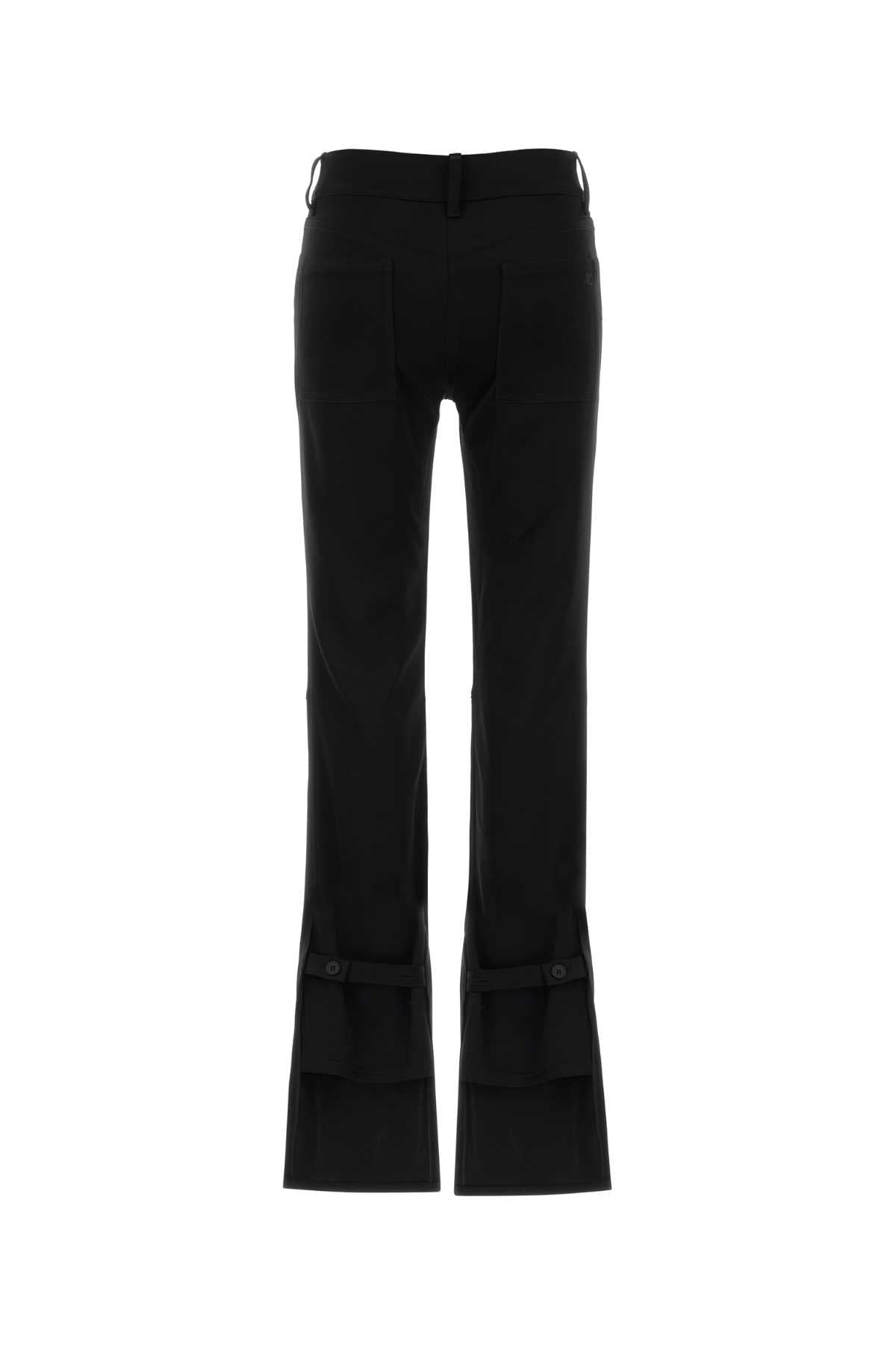 Courreges Women Black Satin Pant COURREGES