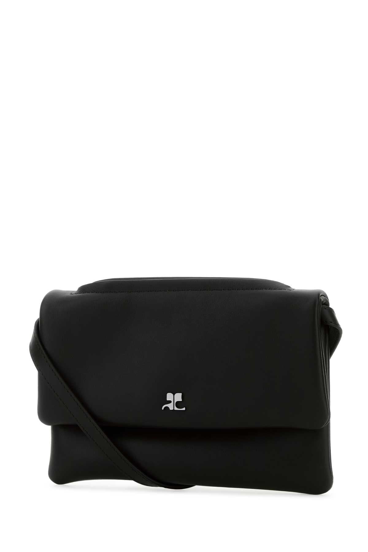Courreges Women Black Leather Shoulder Bag COURREGES