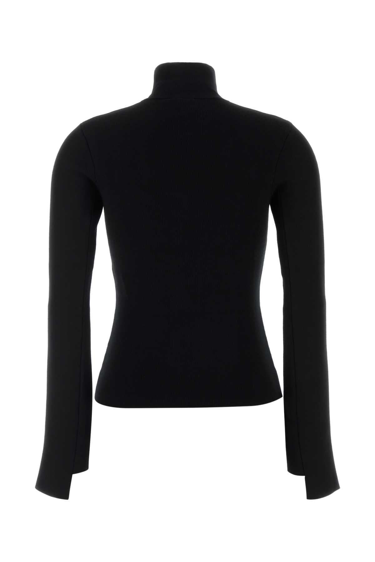 Courreges Women Black Viscose Blend Sweater COURREGES