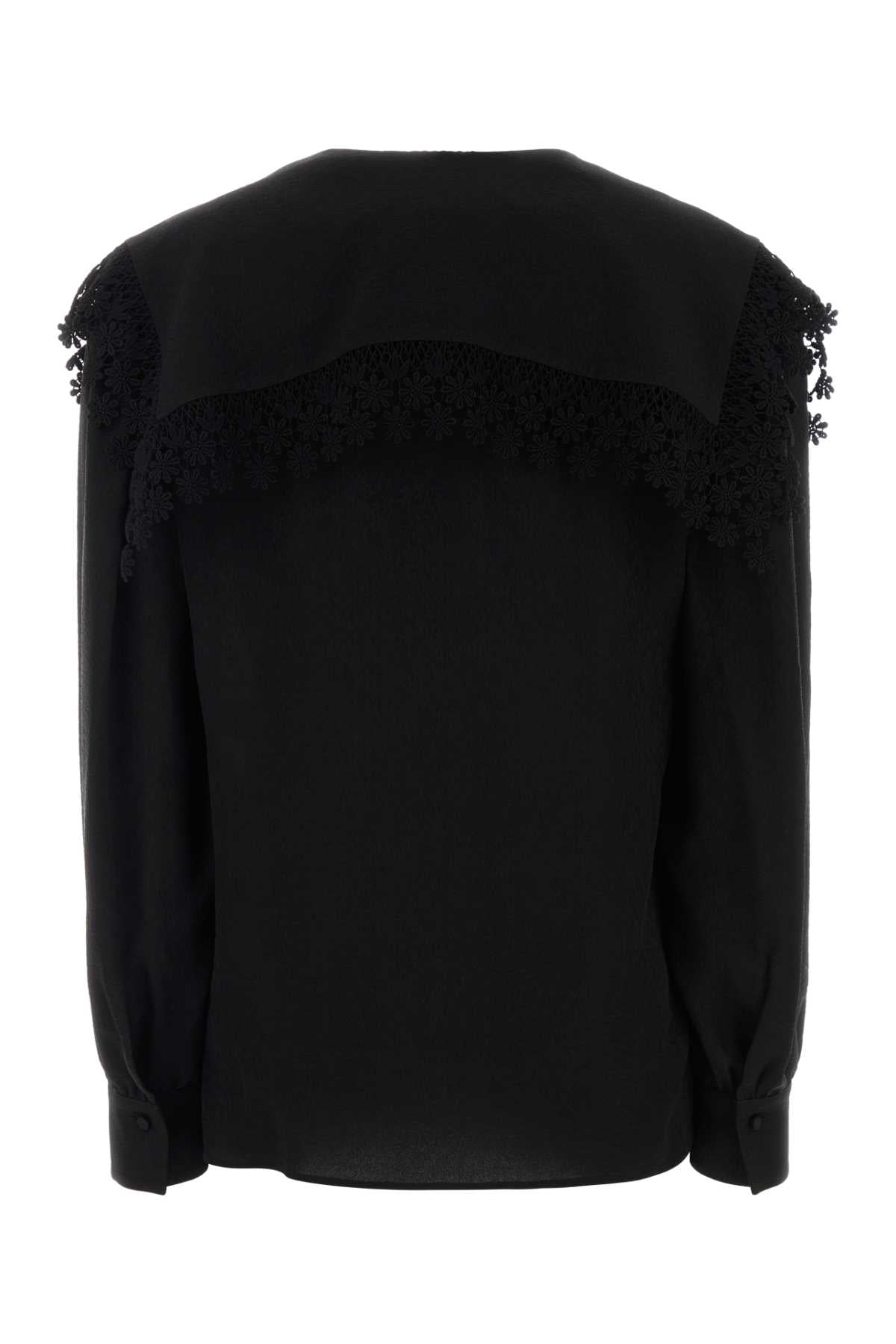 Chloe Women Black Silk Shirt CHLOE