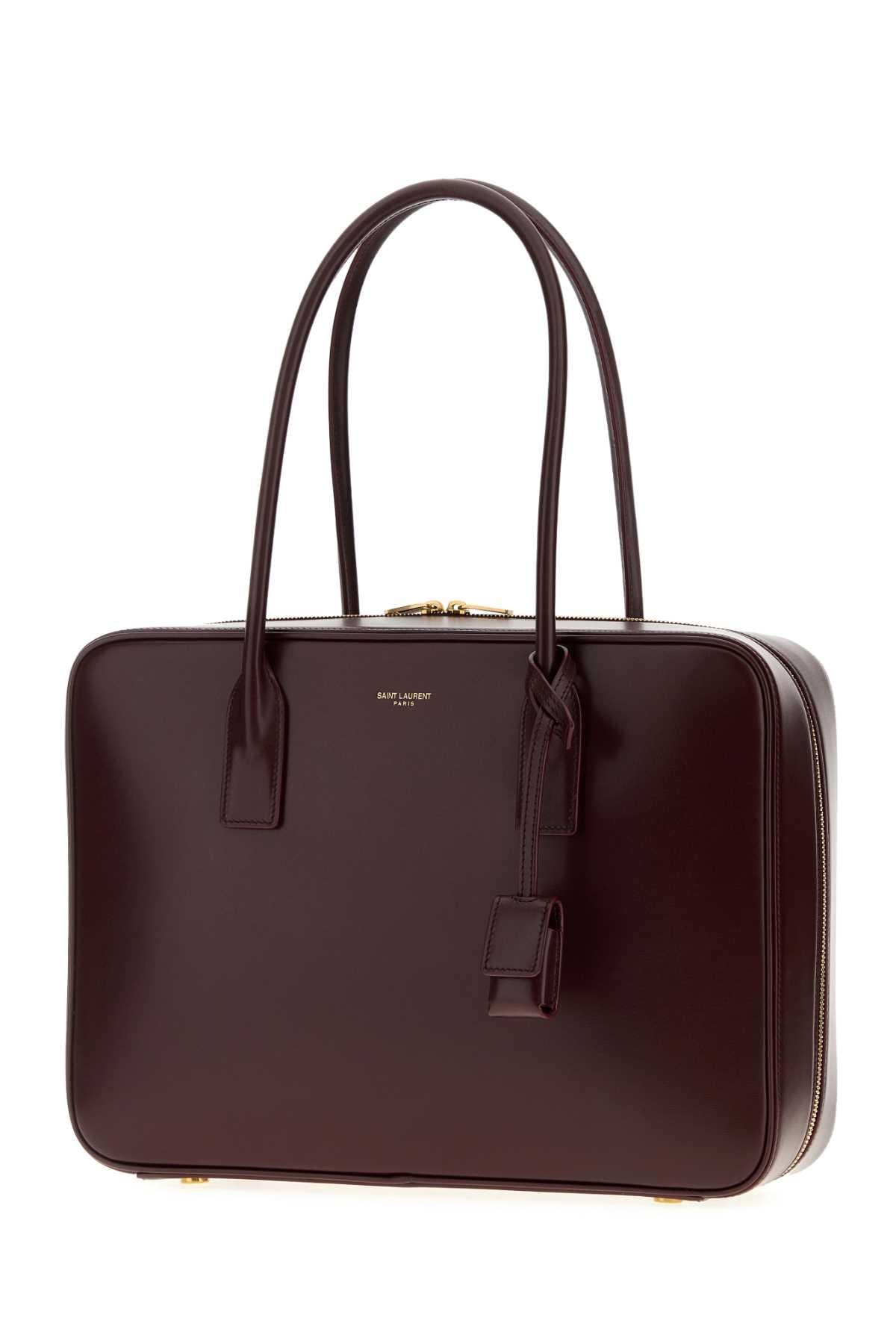 Saint Laurent Women Grape Leather Sac De Jour Handbag SAINT LAURENT