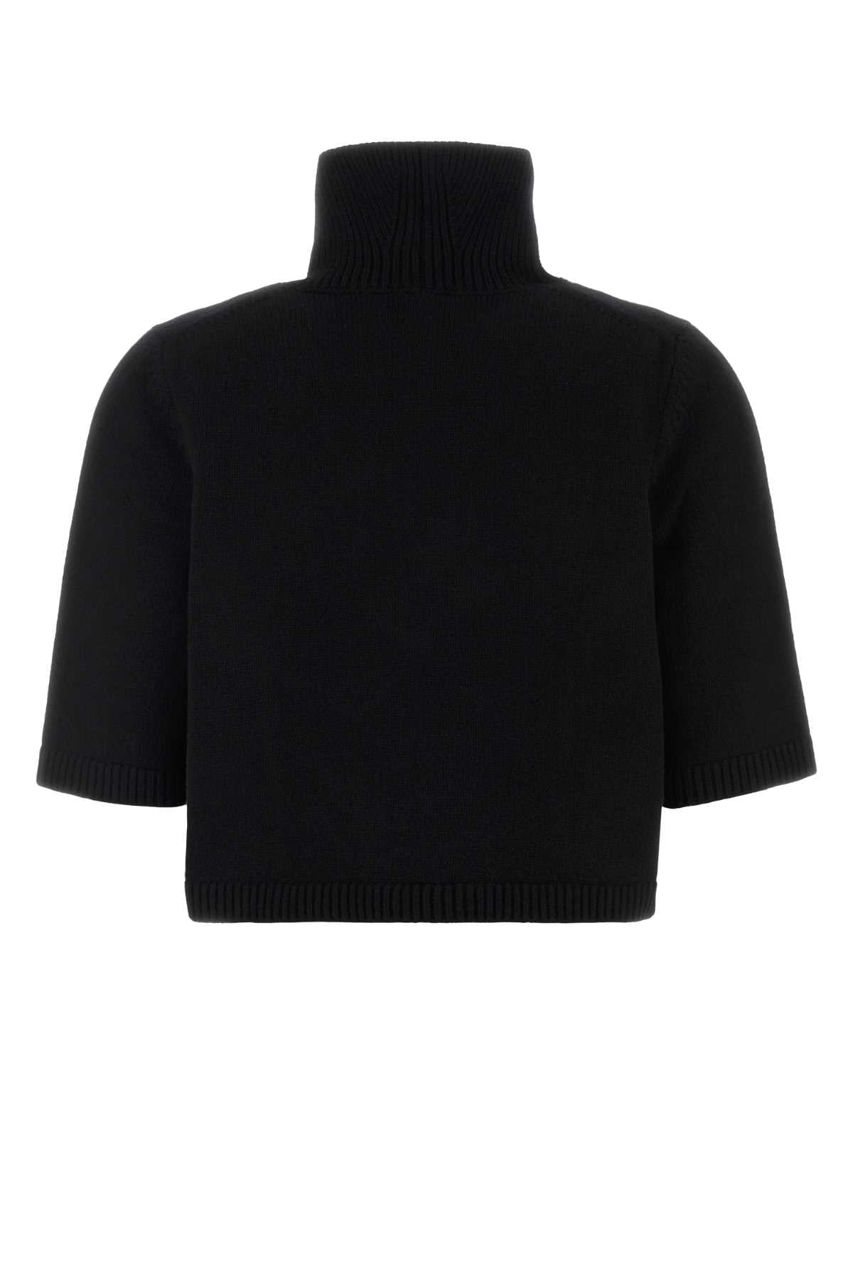 Alaia Women Black Cashmere Blend Sweater ALAIA