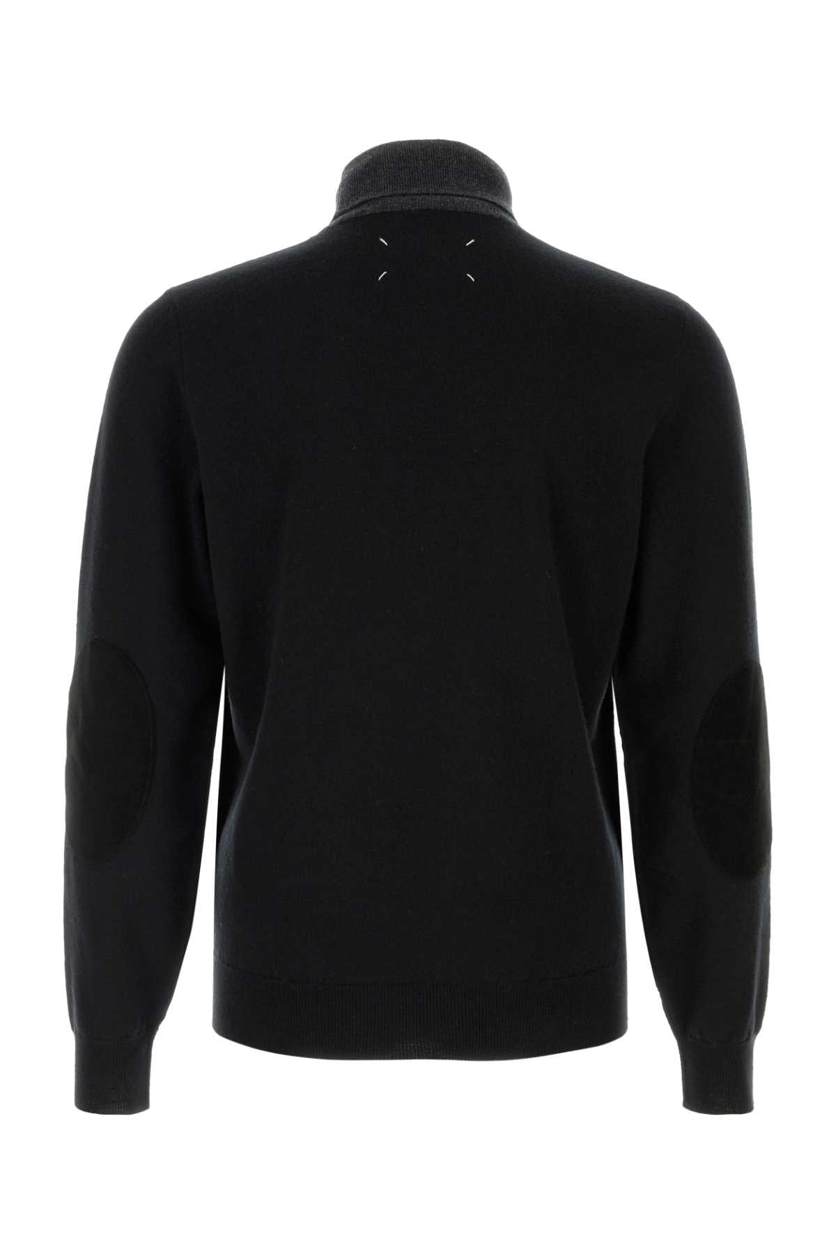 Maison Margiela Men Two-Tone Wool Sweater MAISON MARGIELA