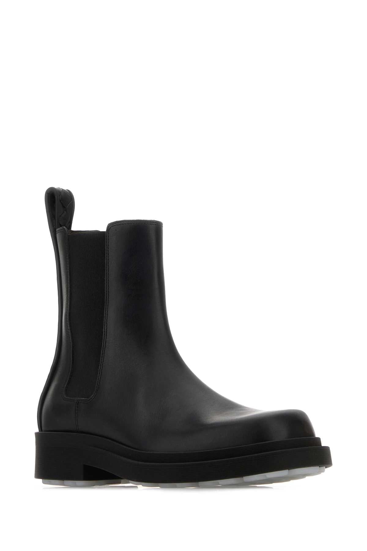 Bottega Veneta Women Black Leather Chelsea Ben Ankle Boots BOTTEGA VENETA