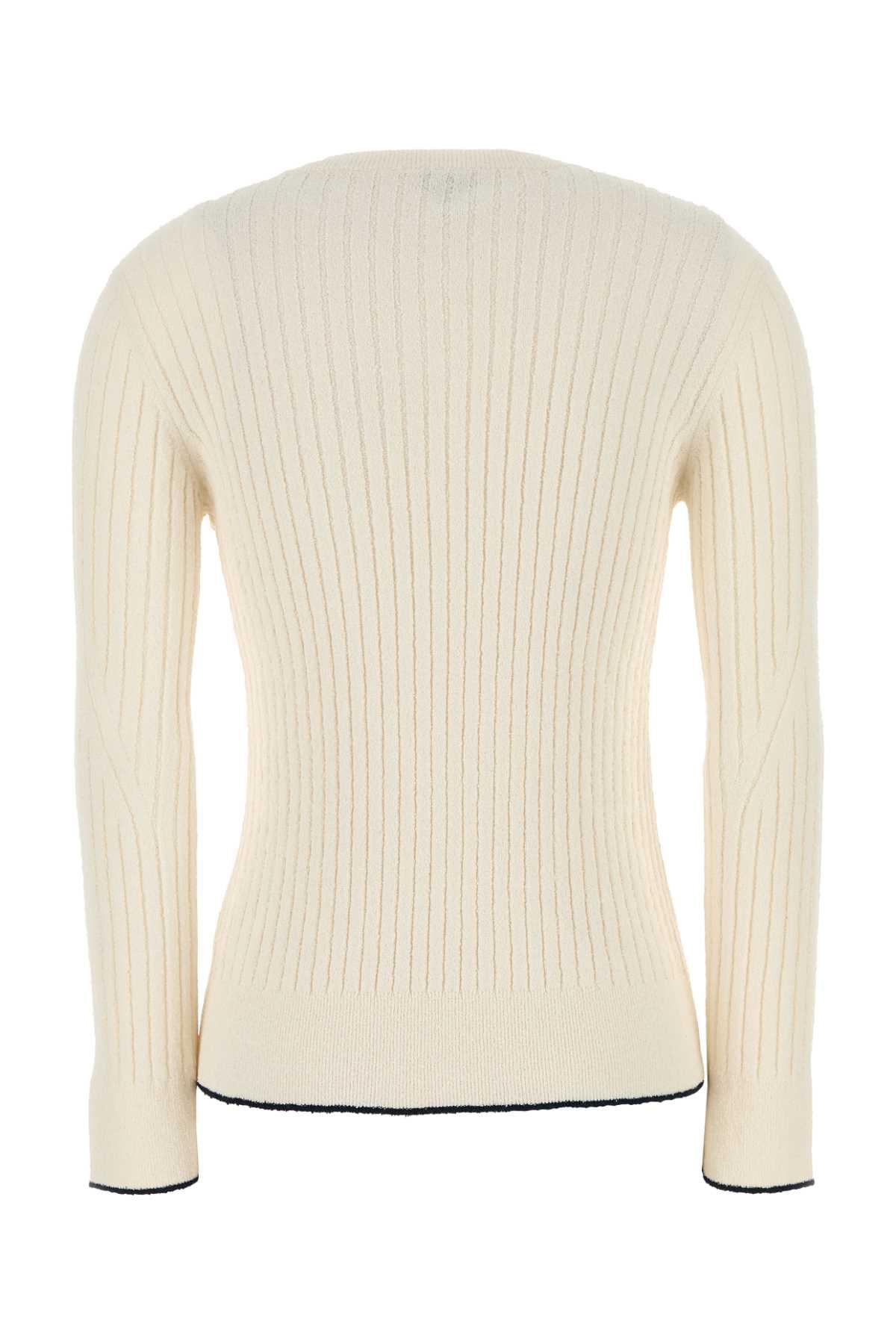 Bottega Veneta Women Ivory Boucle Top BOTTEGA VENETA