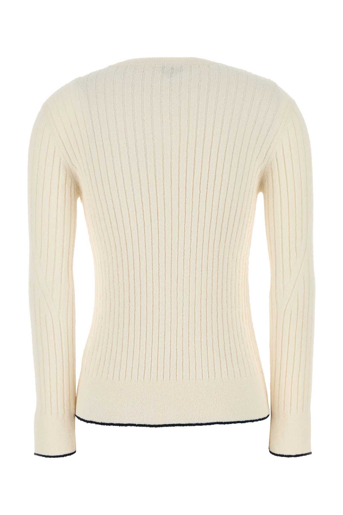 Bottega Veneta Women Ivory Boucle Top BOTTEGA VENETA