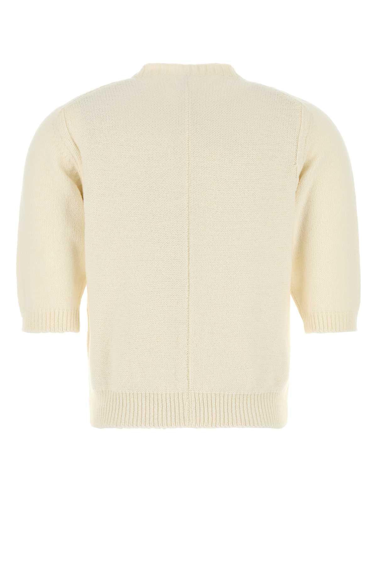 Bottega Veneta Women Ivory Wool Sweater BOTTEGA VENETA