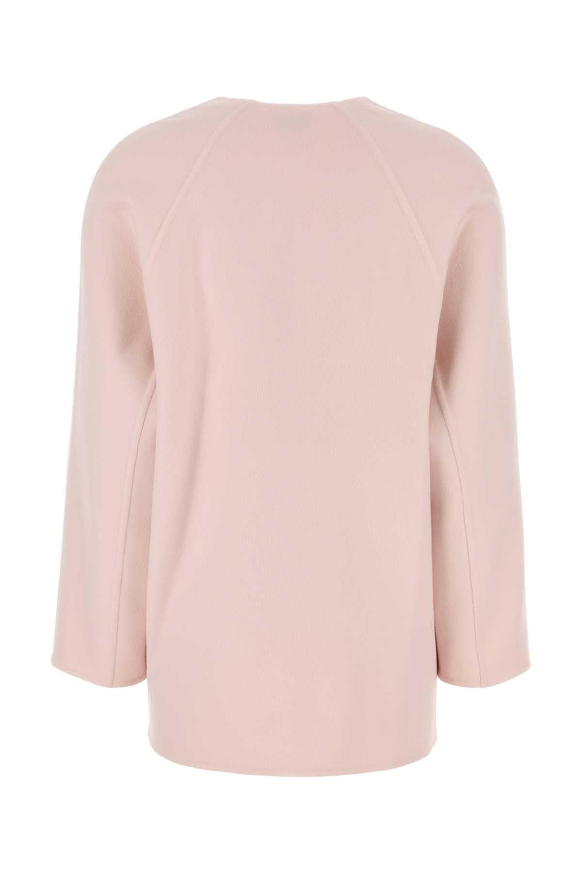 Bottega Veneta Women Pastel Pink Wool Blend Cardigan BOTTEGA VENETA