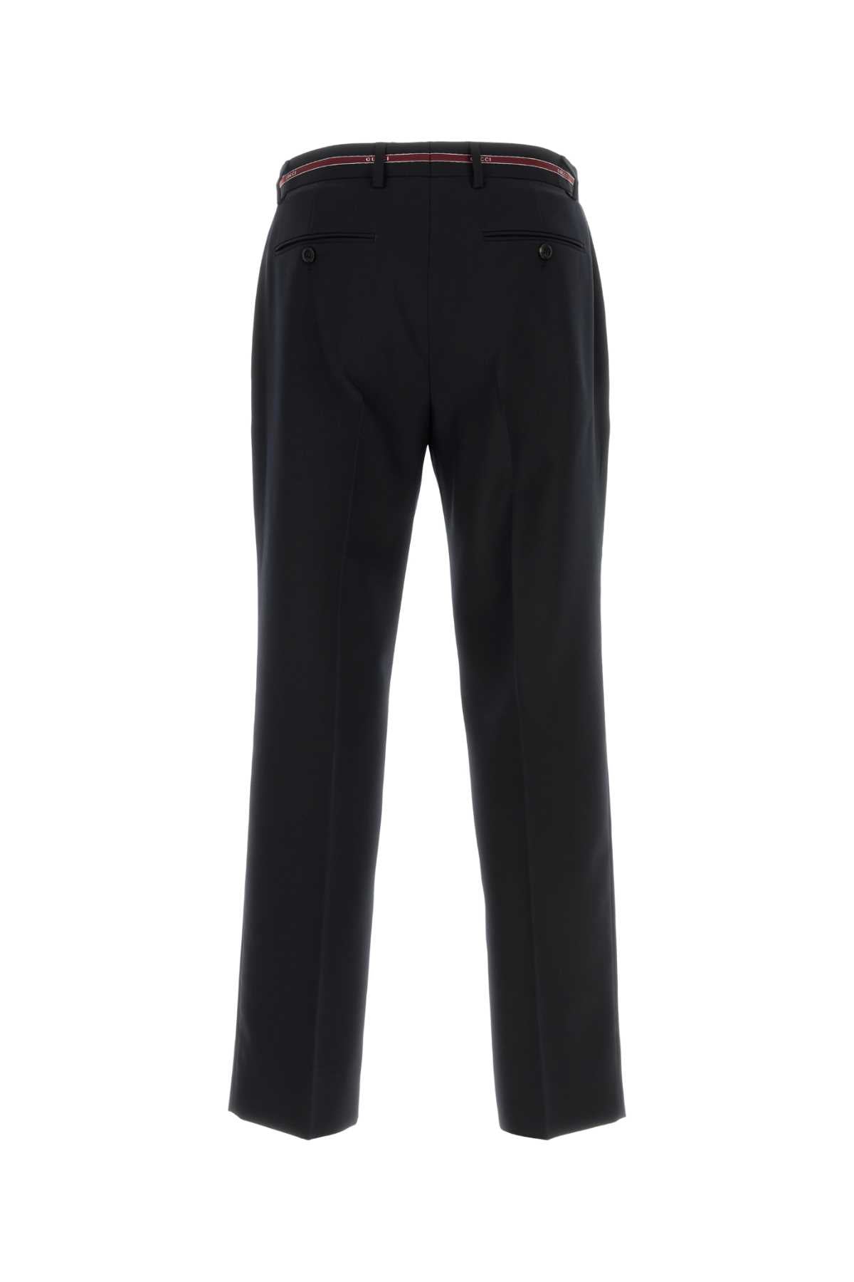 Gucci Men Midnight Blue Wool Pant GUCCI