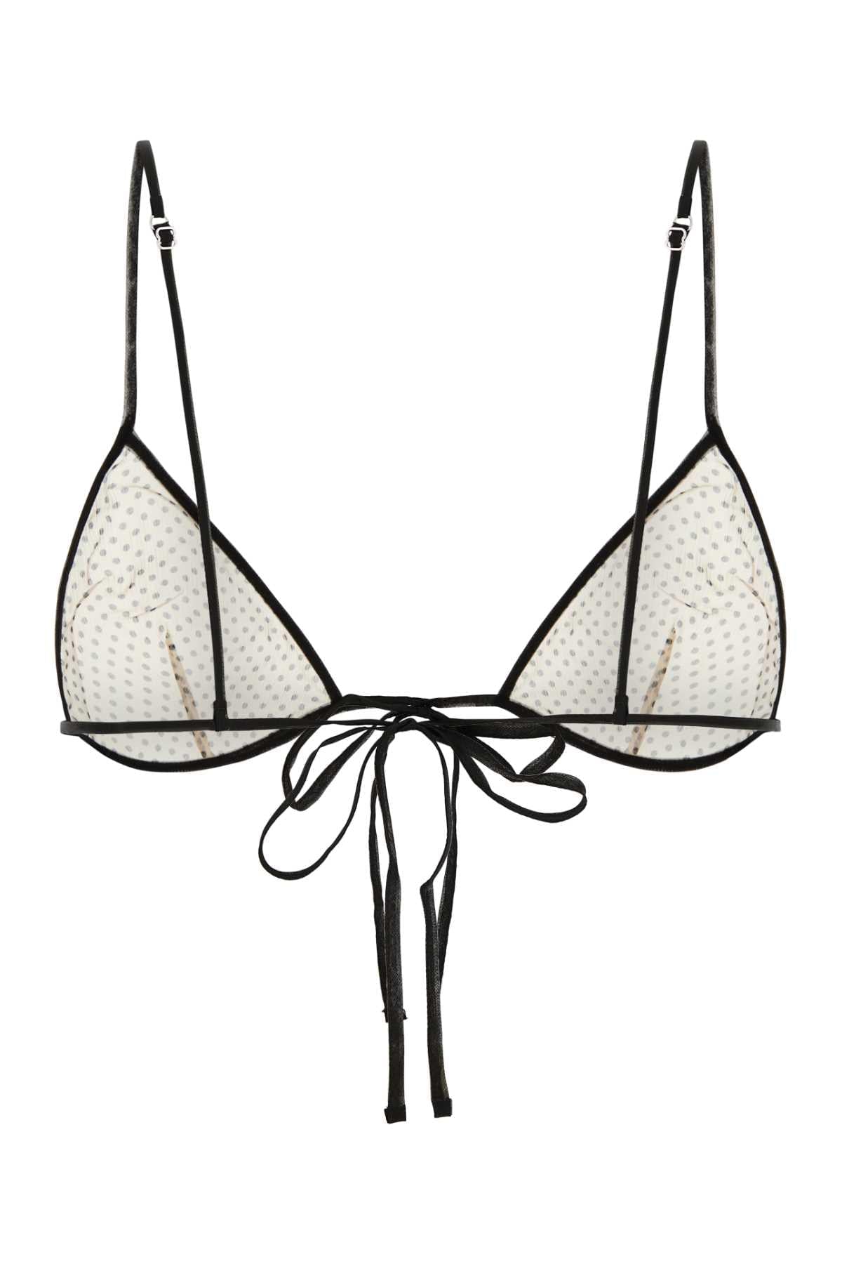 Prada Women Printed Chiffon Bra PRADA