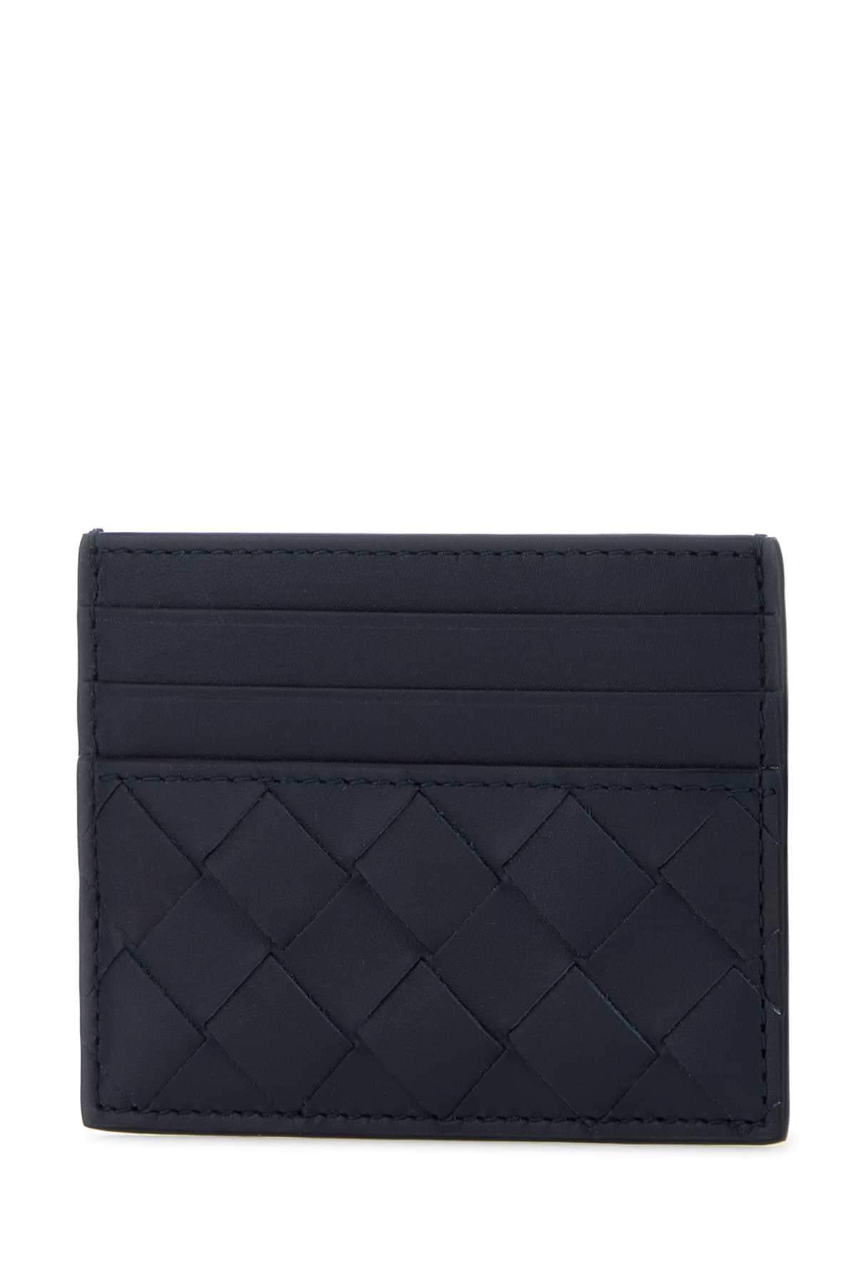 Bottega Veneta Men Two-Tone Leather Intrecciato Card Holder BOTTEGA VENETA