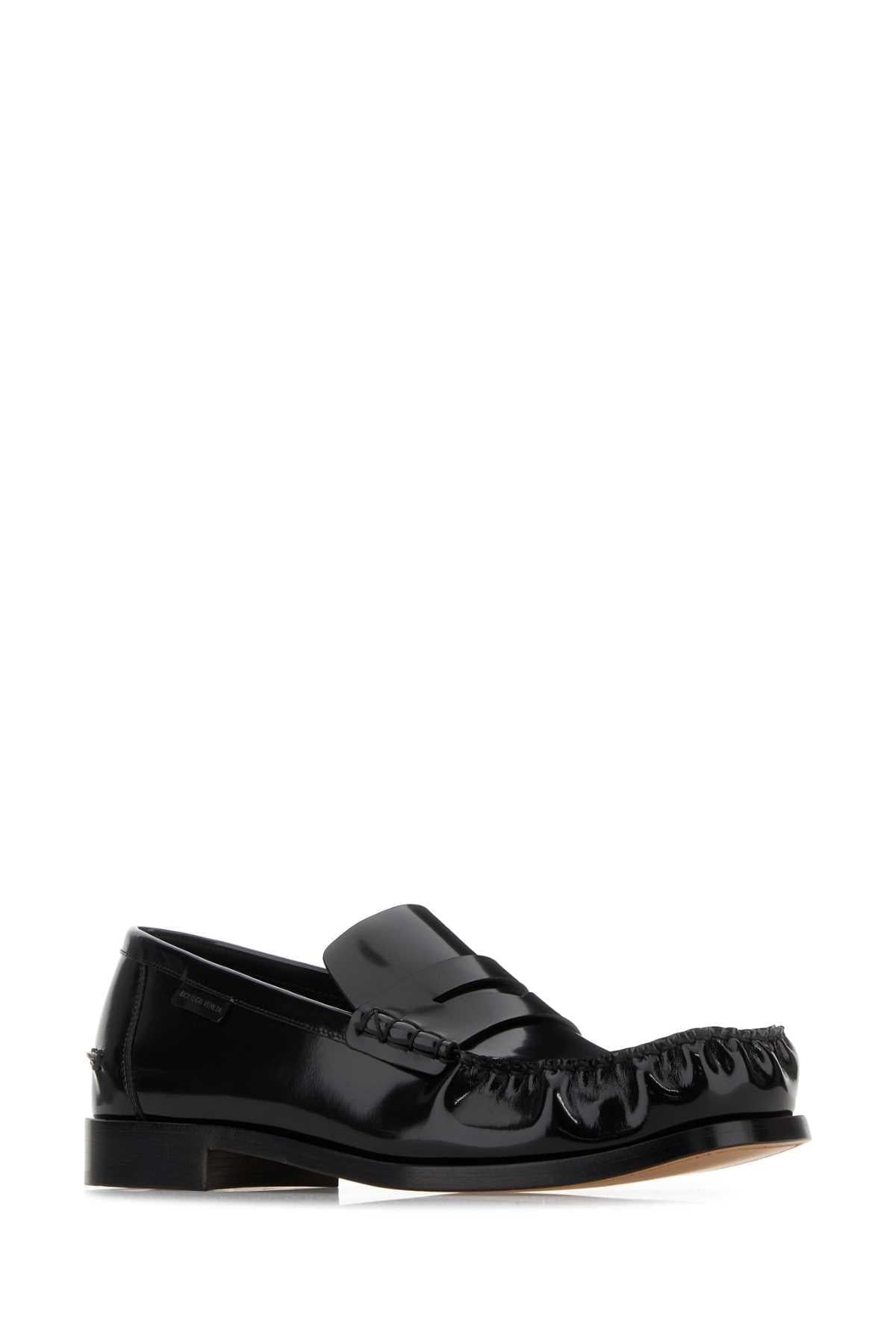 Bottega Veneta Men Black Leather Truman Loafers BOTTEGA VENETA