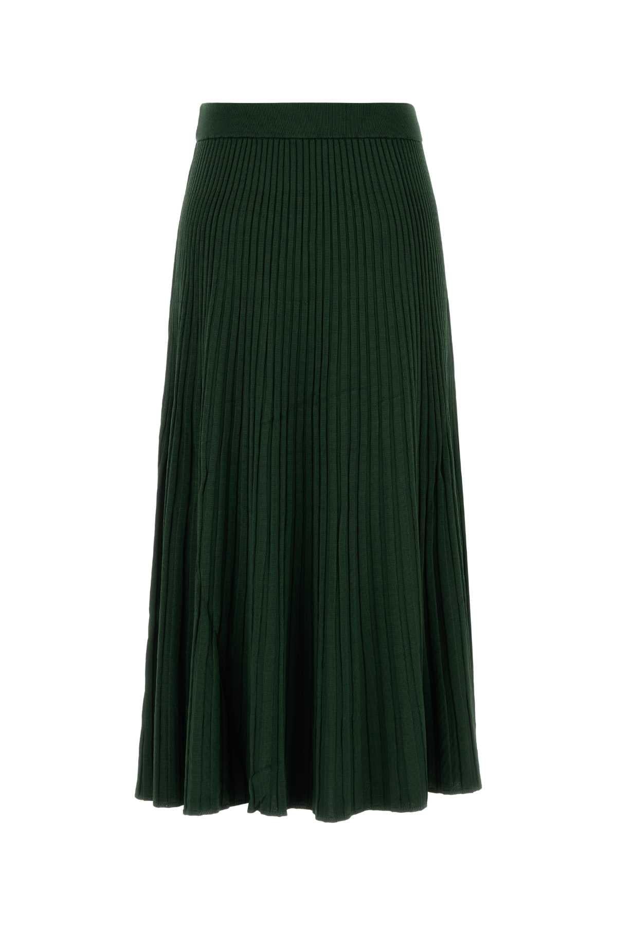 Zimmermann Women Dark Green Viscose Blend Skirt ZIMMERMANN