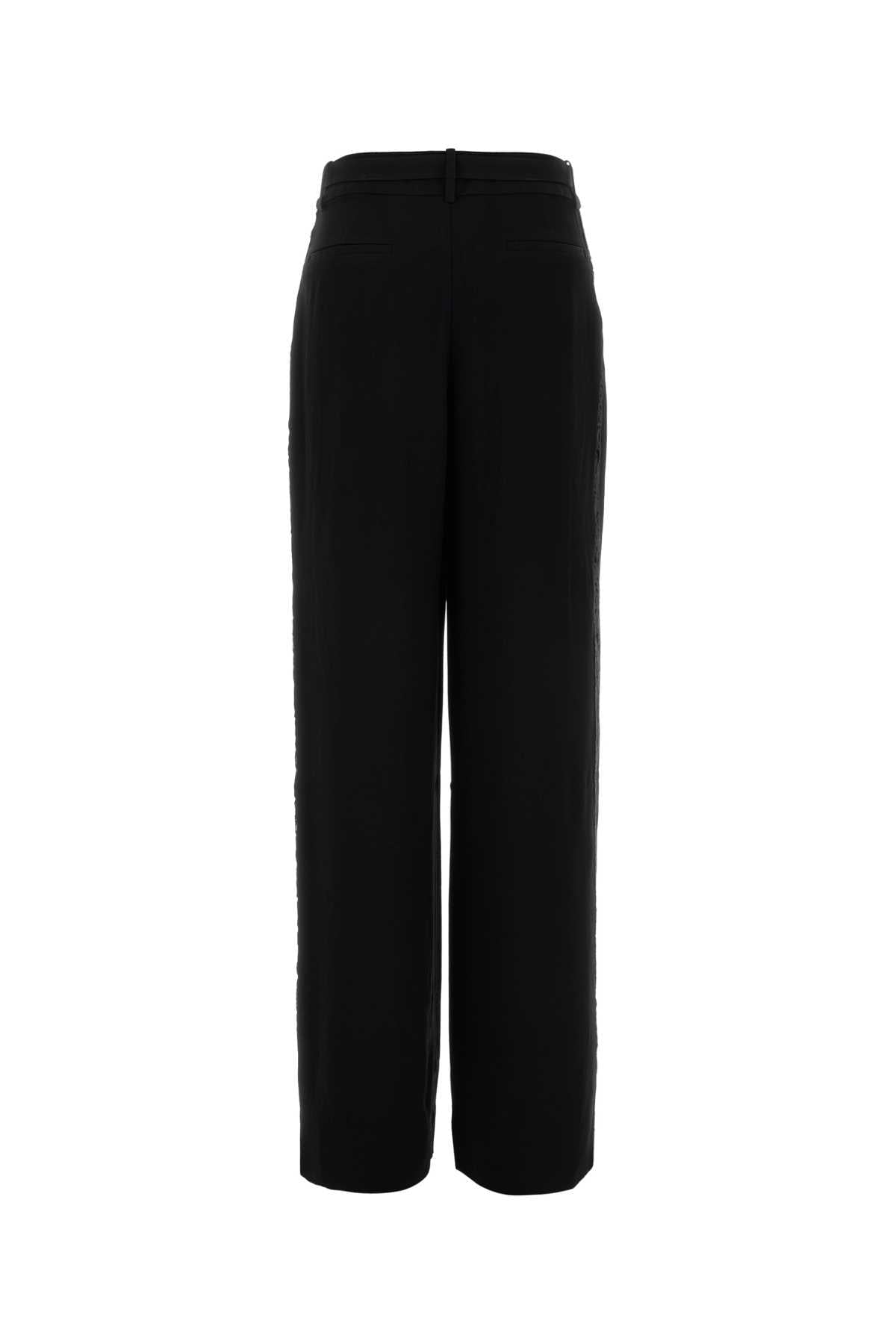 Zimmermann Women Black Viscose Pant ZIMMERMANN