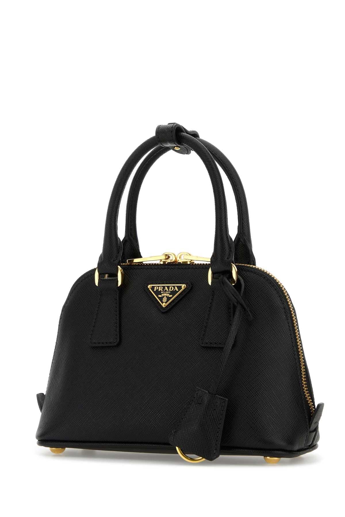 Prada Women Black Leather Handbag PRADA