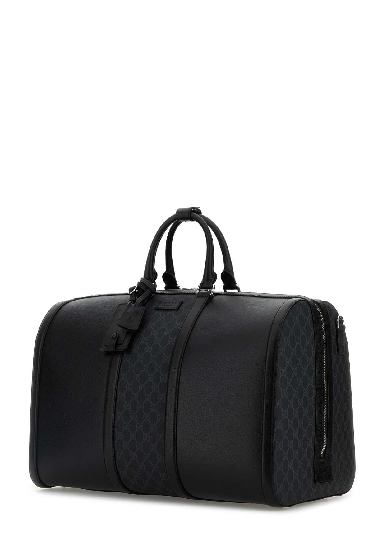 Gucci Men Black Canvas Travel Bag GUCCI