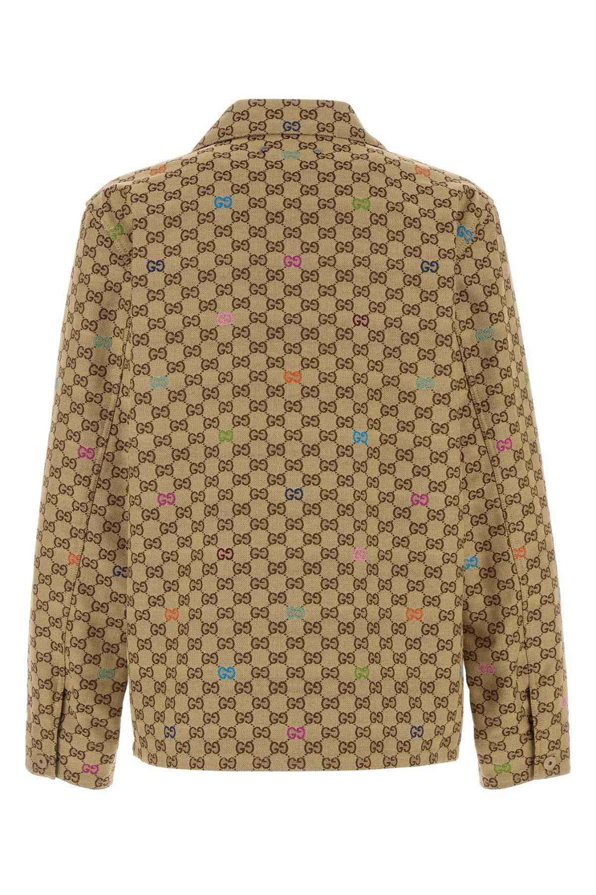 Gucci Men Gg Fabric Jacket GUCCI