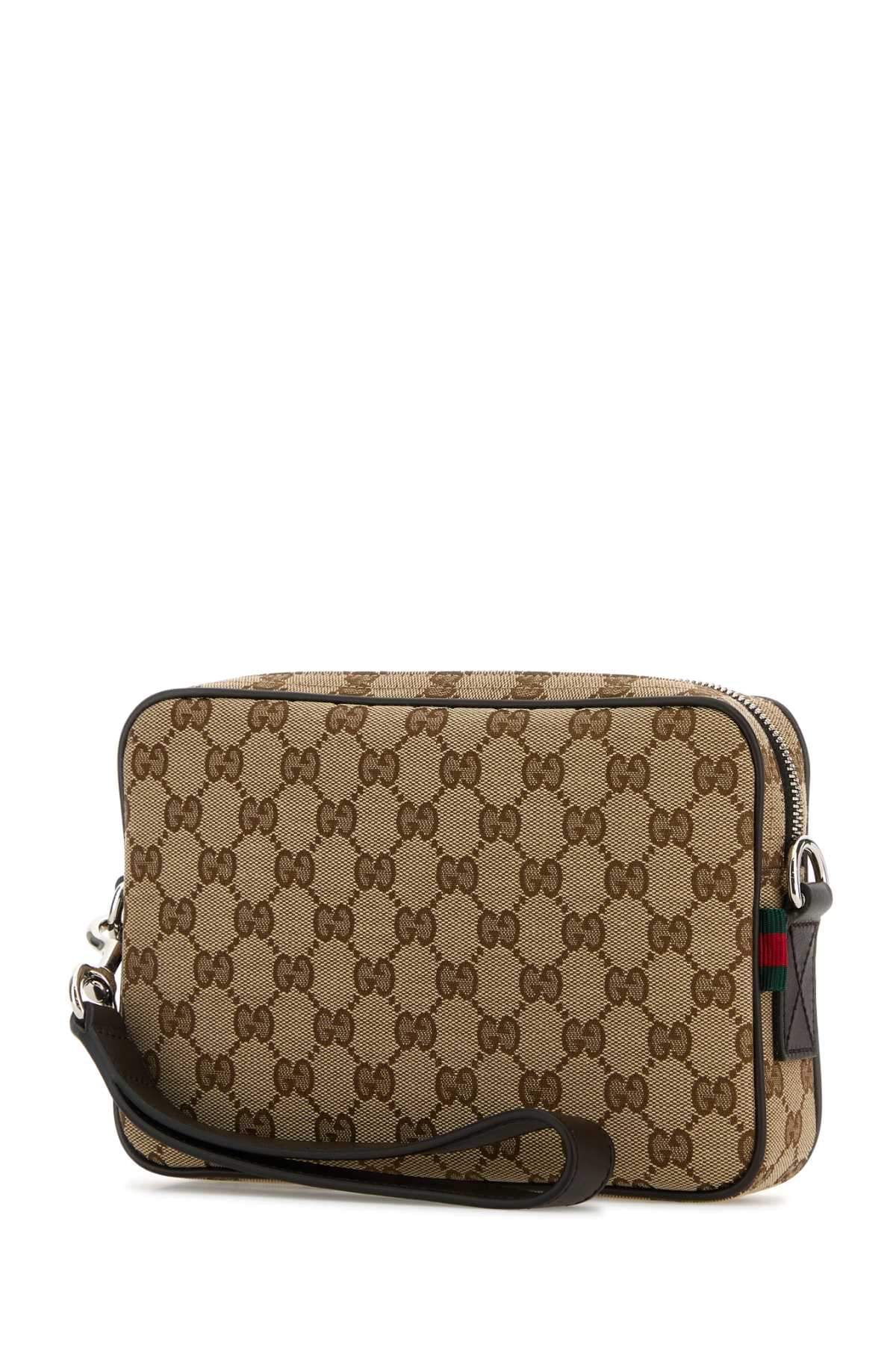 Gucci Men Gg Fabric Clutch GUCCI