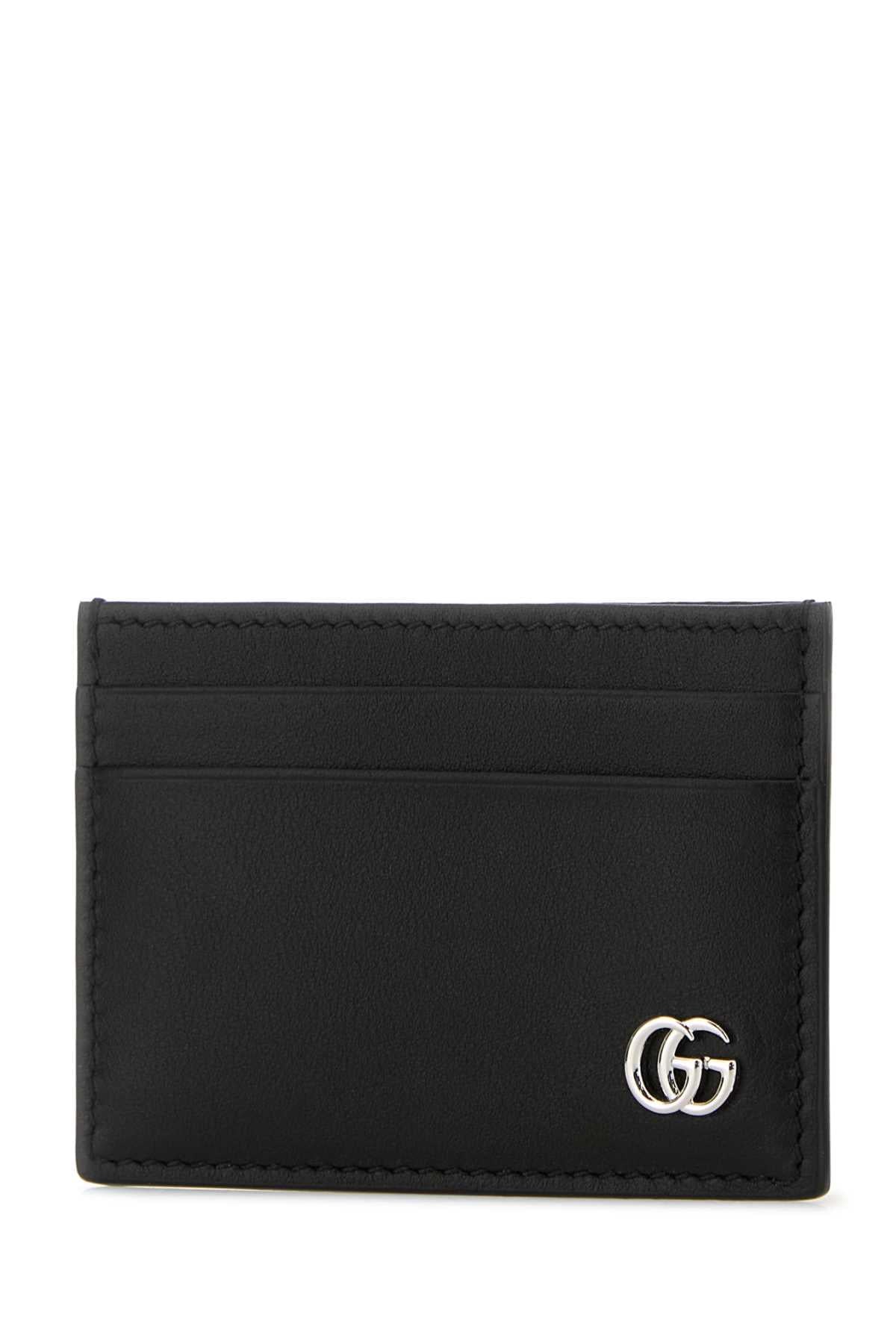 Gucci Men Black Leather Card Holder GUCCI