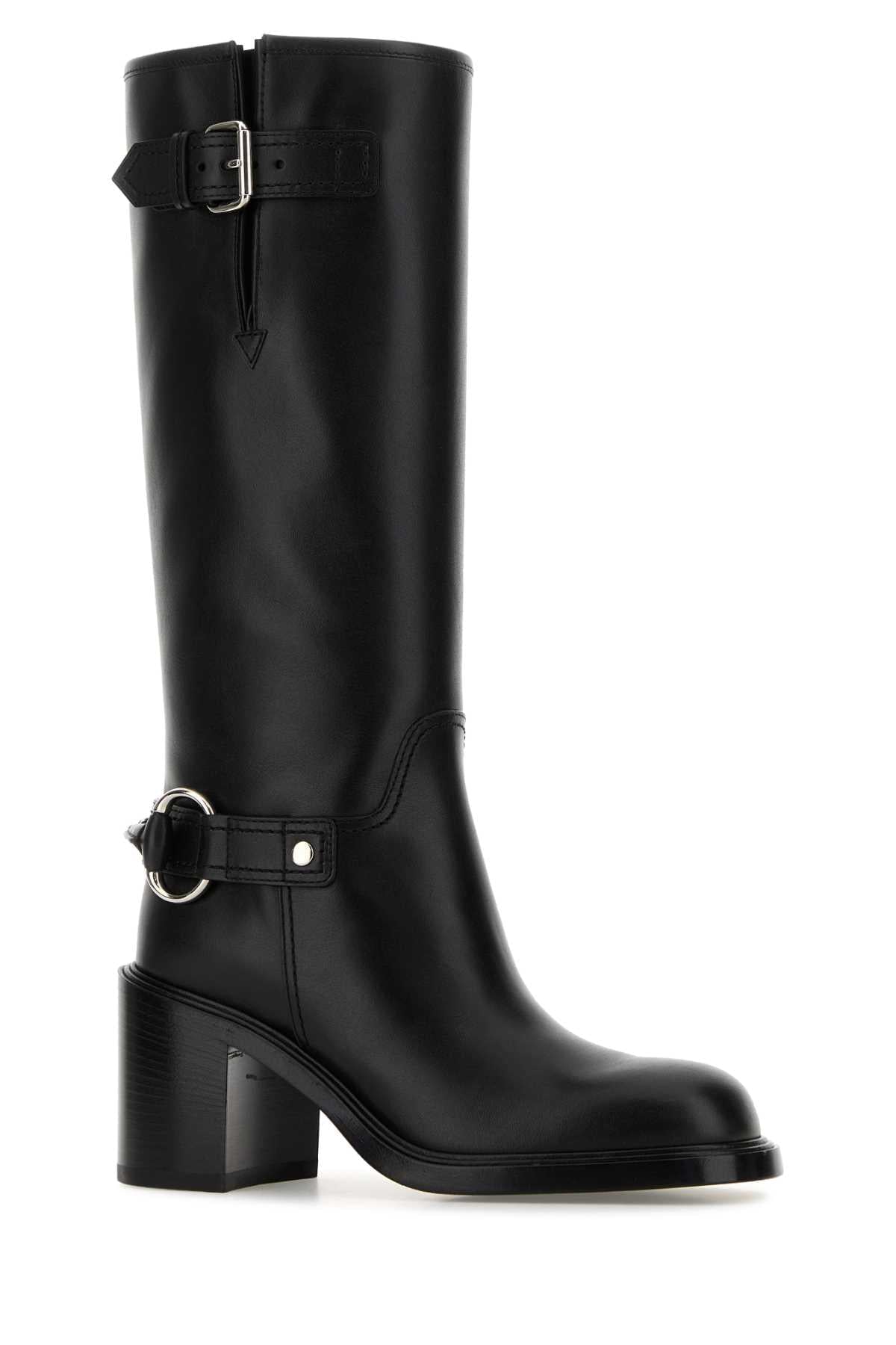 Gucci Women Black Leather Boots GUCCI