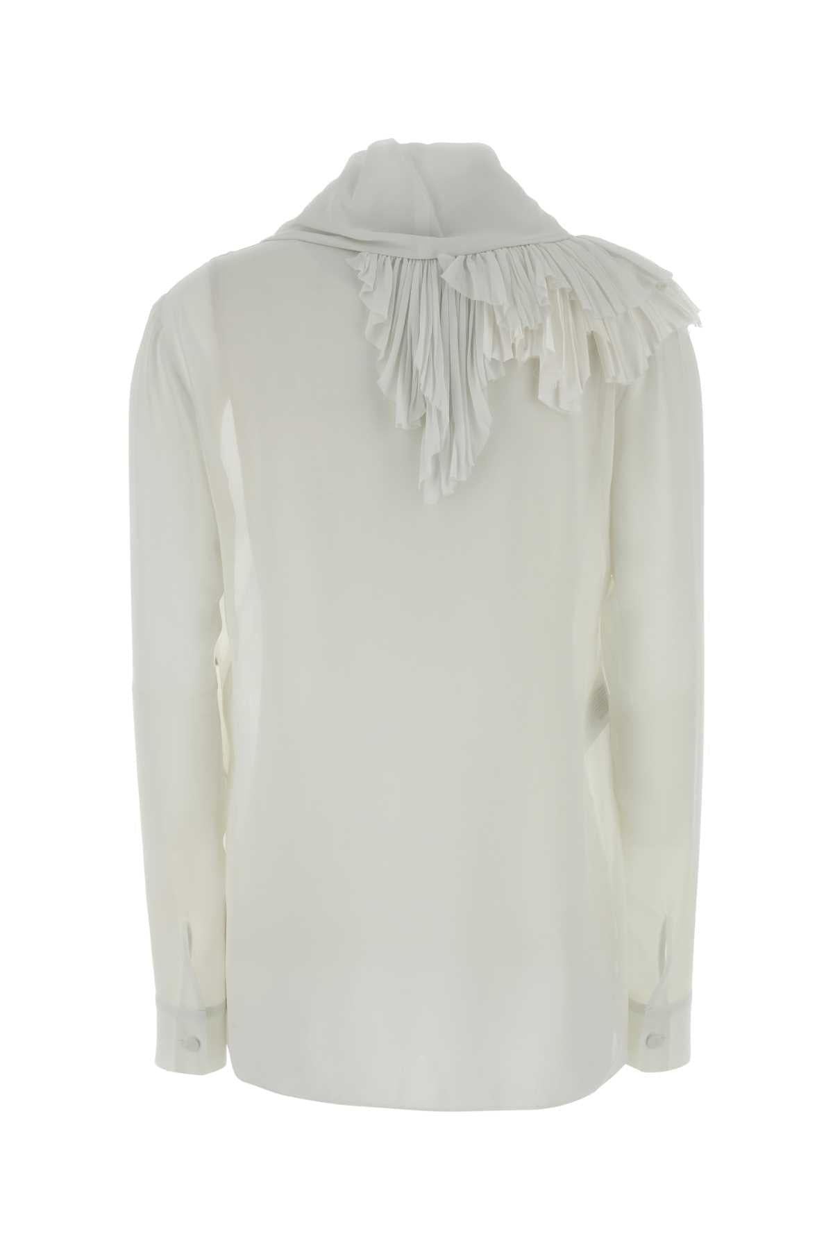 Alberta Ferretti Women White Crepe Shirt ALBERTA FERRETTI