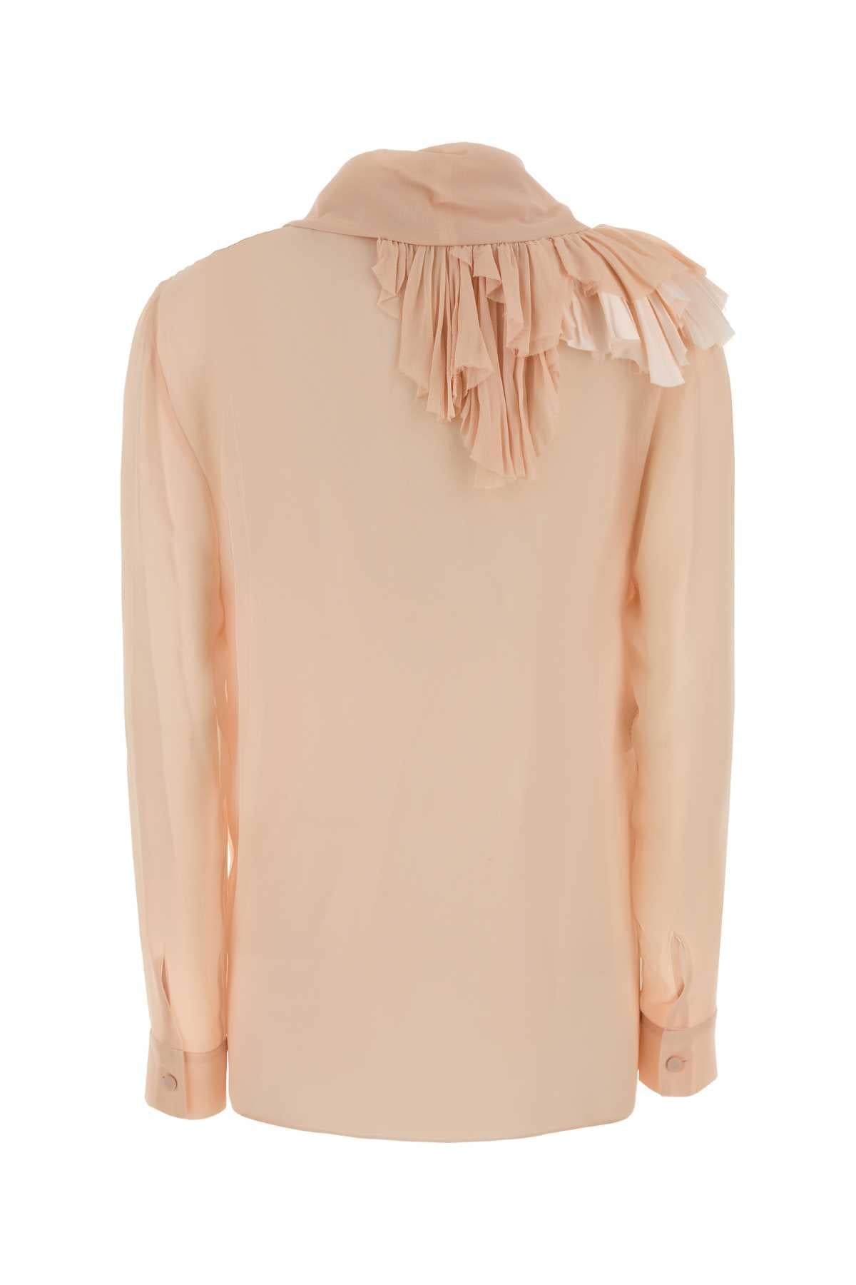 Alberta Ferretti Women Light Pink Silk Shirt ALBERTA FERRETTI