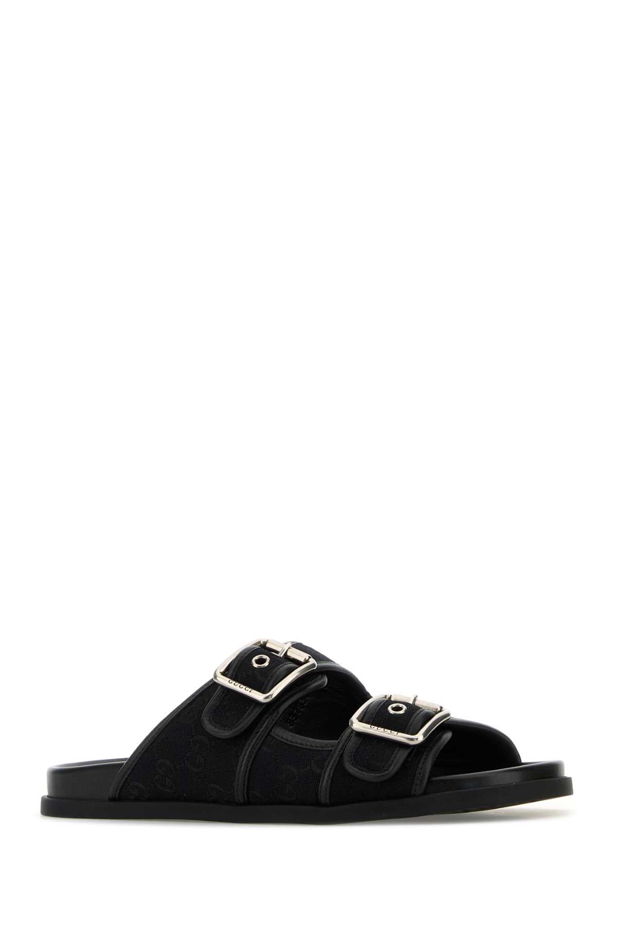 Gucci Men Gg Fabric Slippers GUCCI