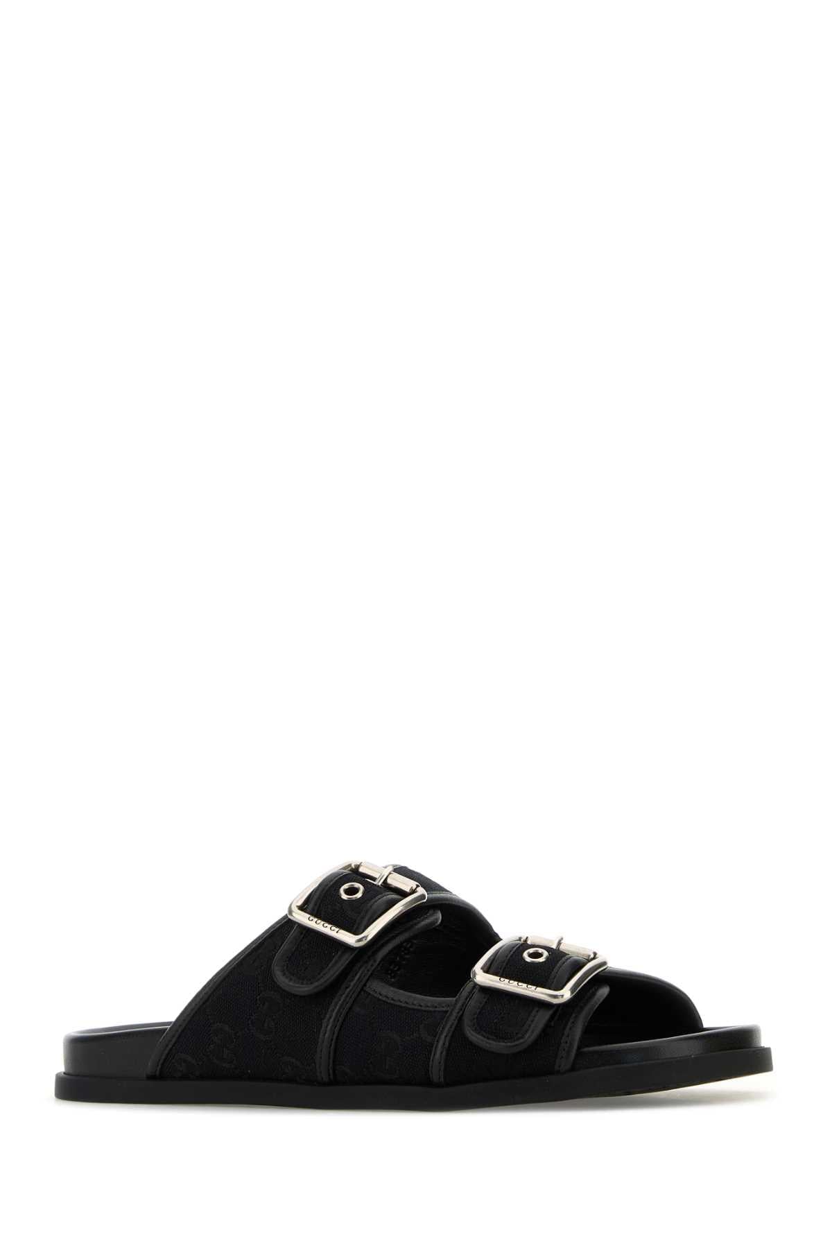 Gucci Men Gg Fabric Slippers GUCCI