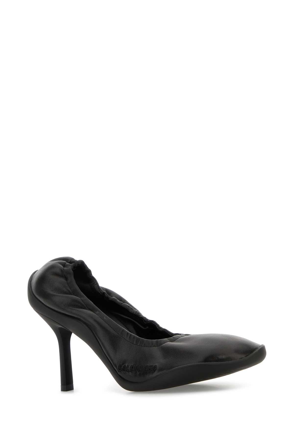 Balenciaga Women Black Leather Shibuya Pumps BALENCIAGA