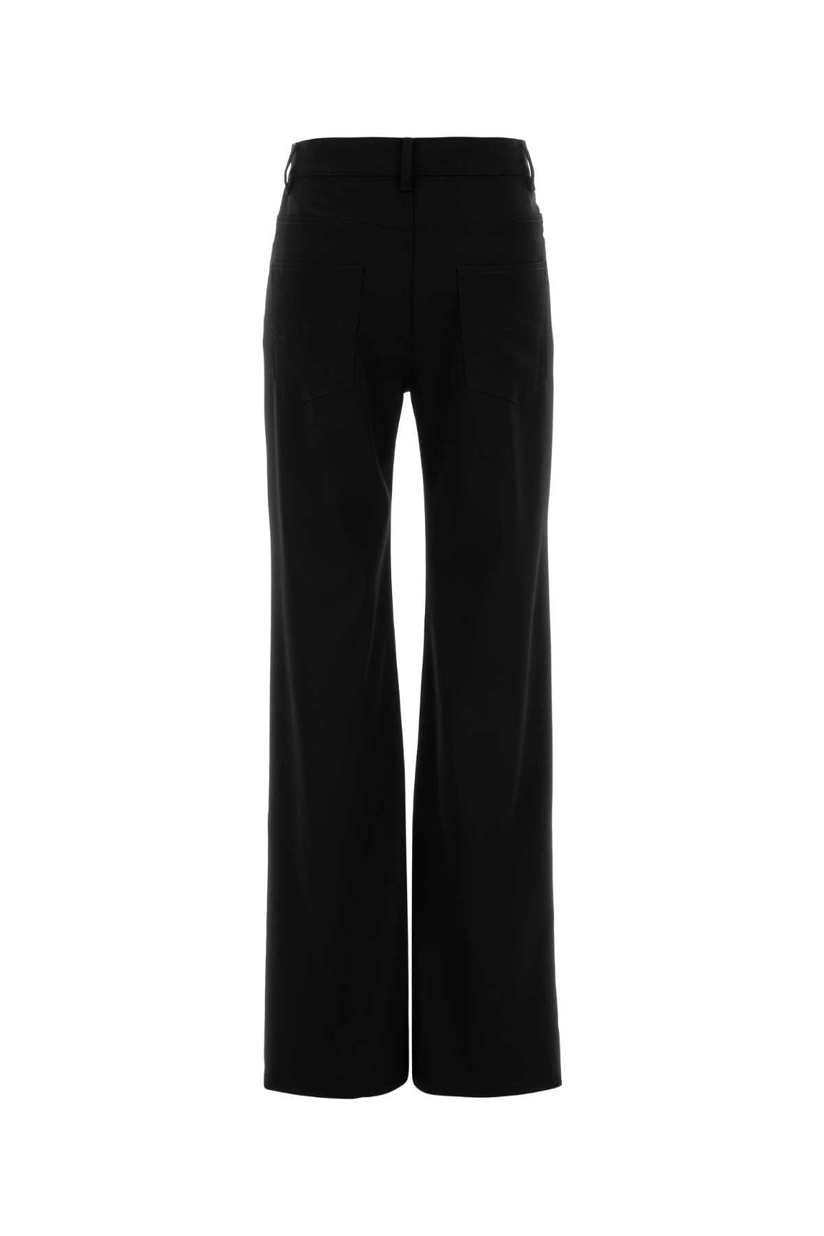 Balenciaga Women Black Stretch Wool Pant BALENCIAGA