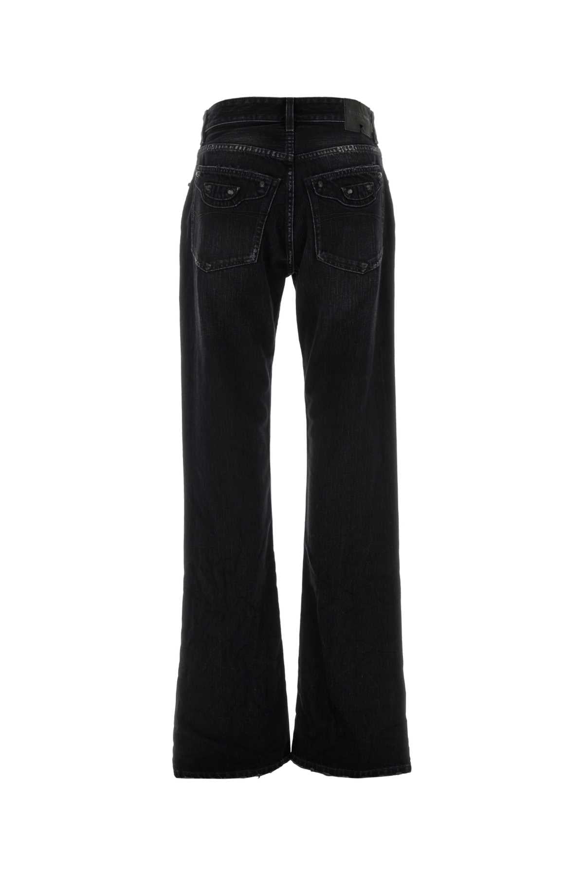 Balenciaga Women Black Denim Jeans BALENCIAGA