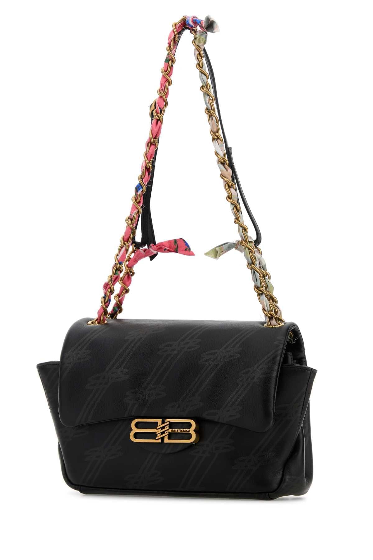 Balenciaga Women Printed Leather Mini Darling Shoulder Bag BALENCIAGA