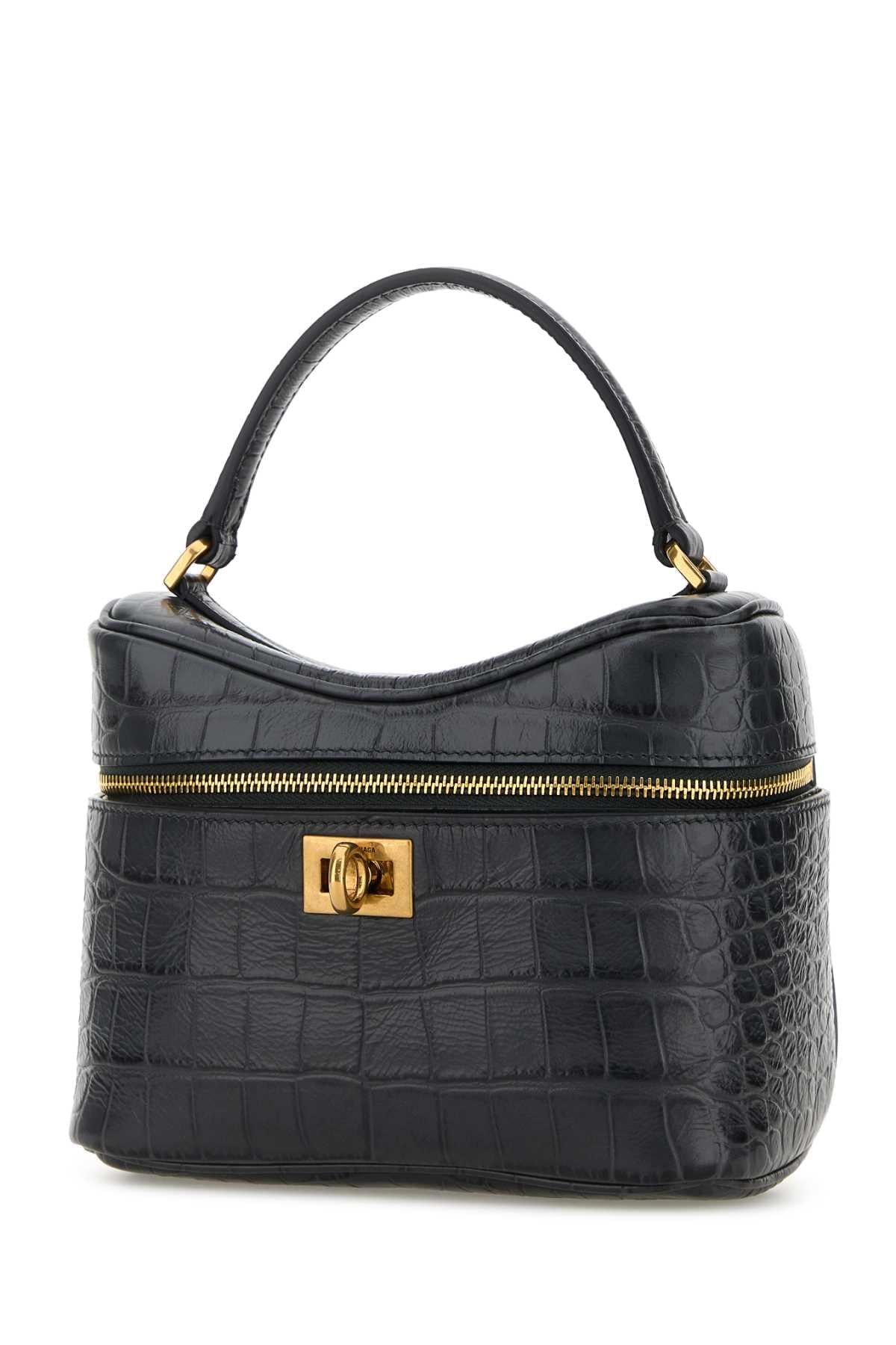 Balenciaga Women Denim Blue Leather Rodeo Handbag BALENCIAGA