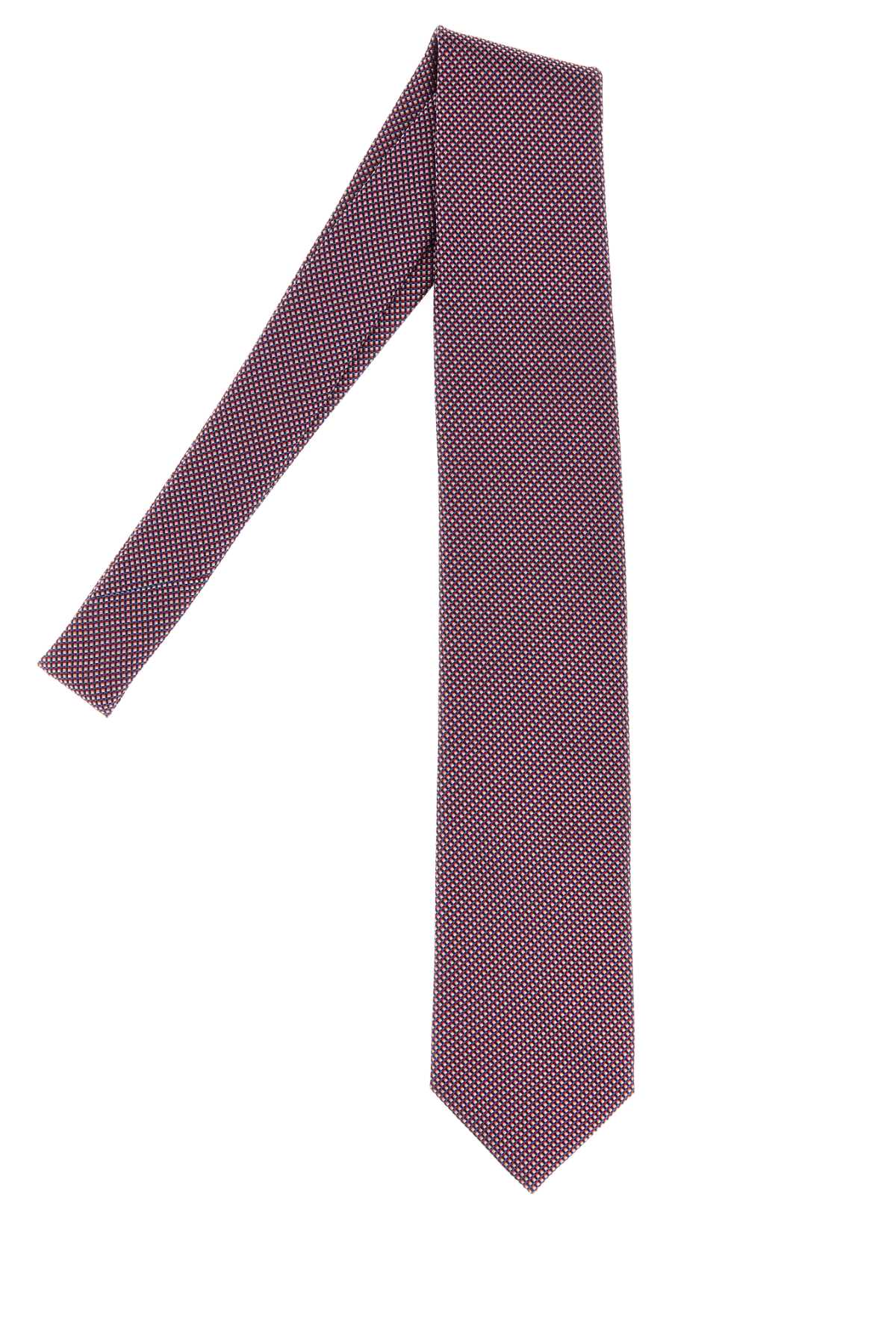 Brioni Men Embroidered Silk Tie BRIONI