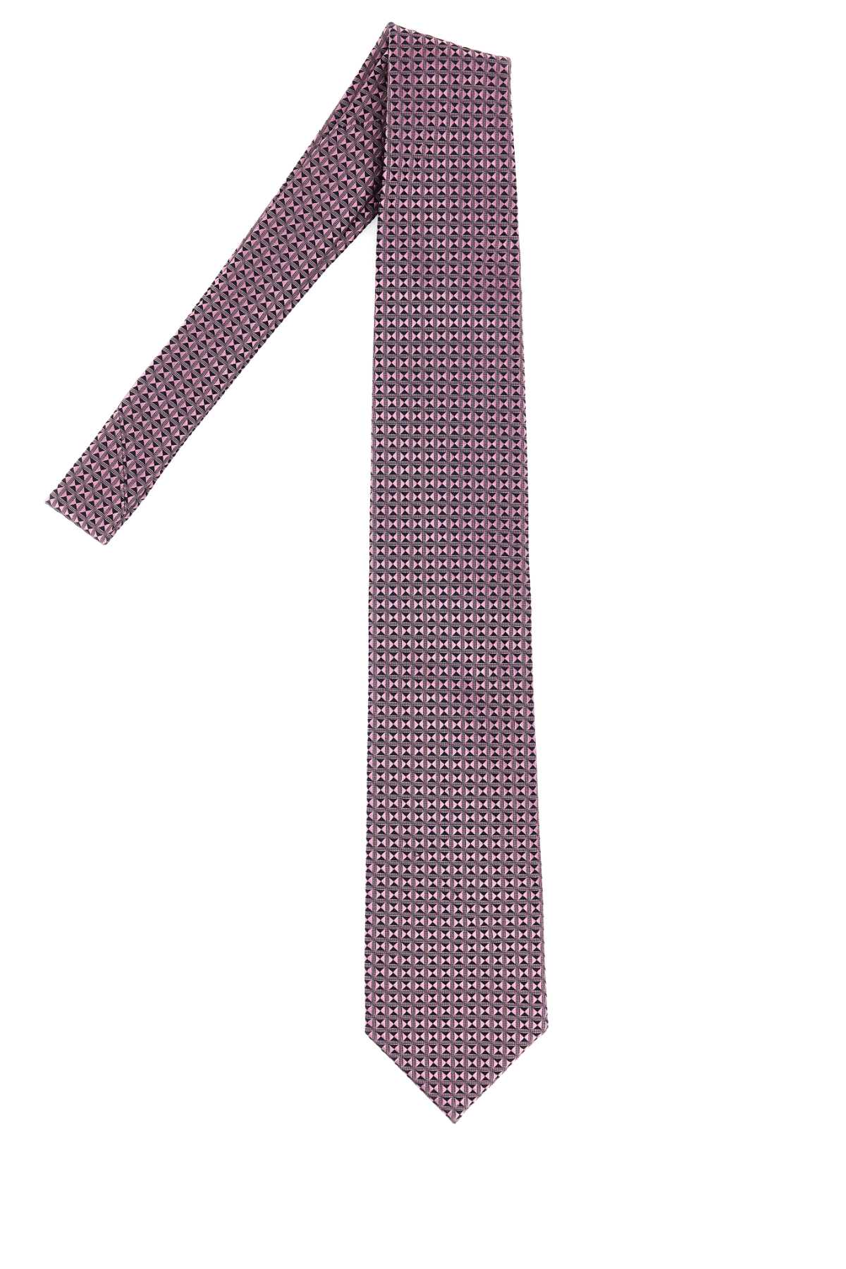 Brioni Men Embroidered Silk Tie BRIONI