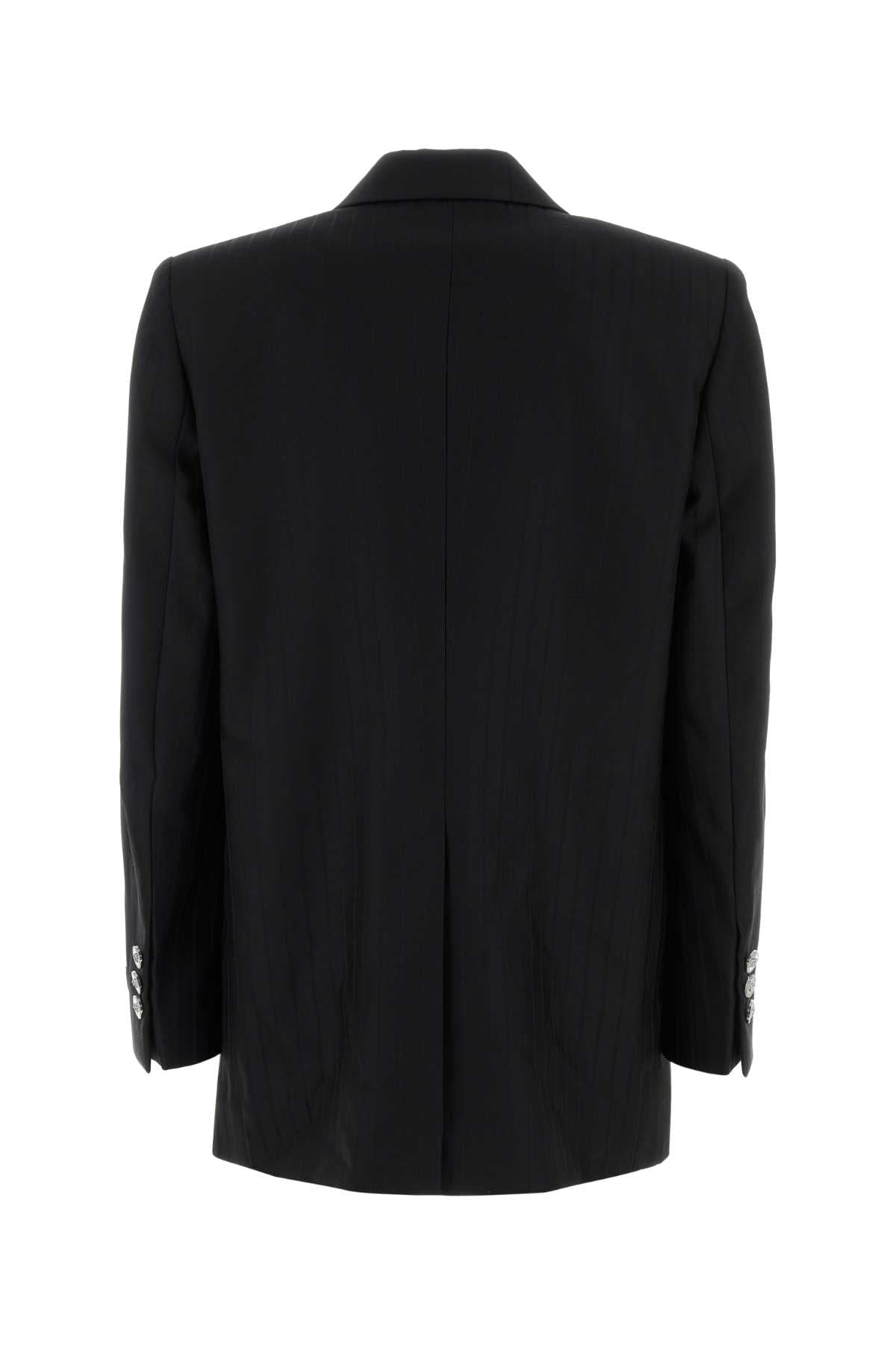 Versace Women Black Wool Blazer VERSACE