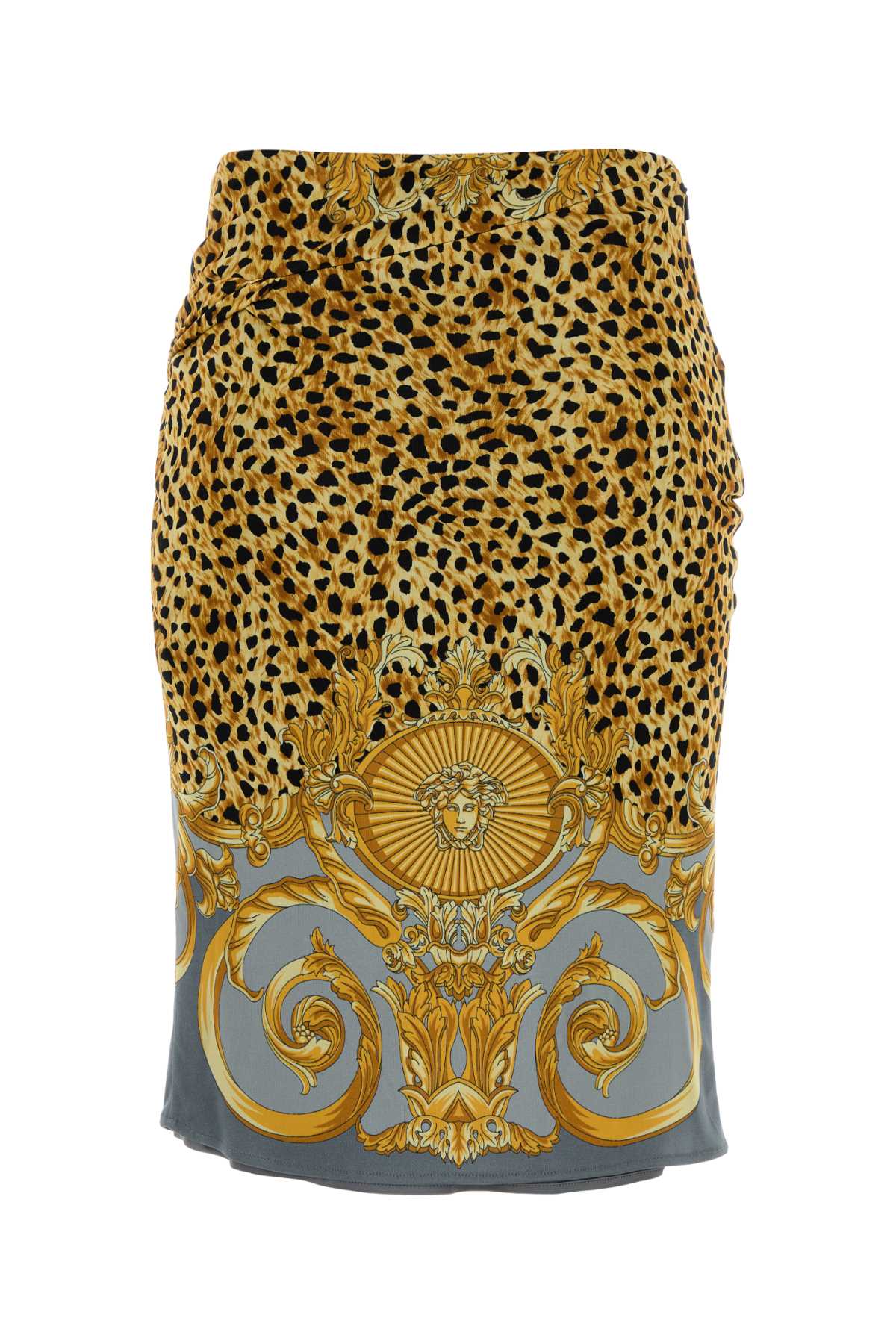 Versace Women Printed Jersey Skirt VERSACE