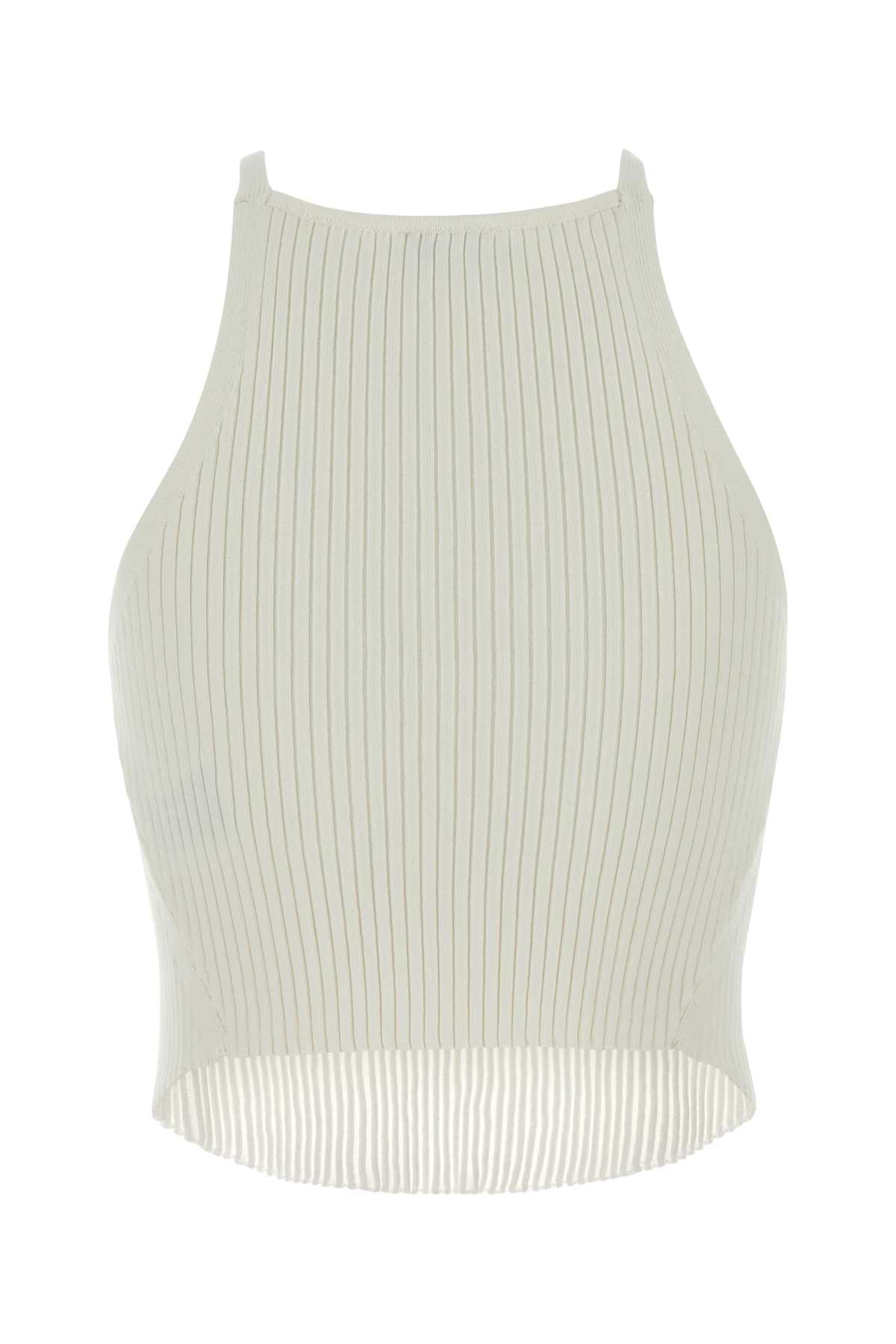 Courreges Women White Viscose Blend Tank Top COURREGES
