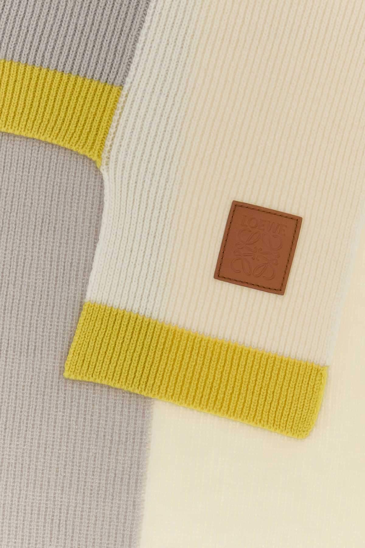 Loewe Women Two-Tone Wool Scarf
