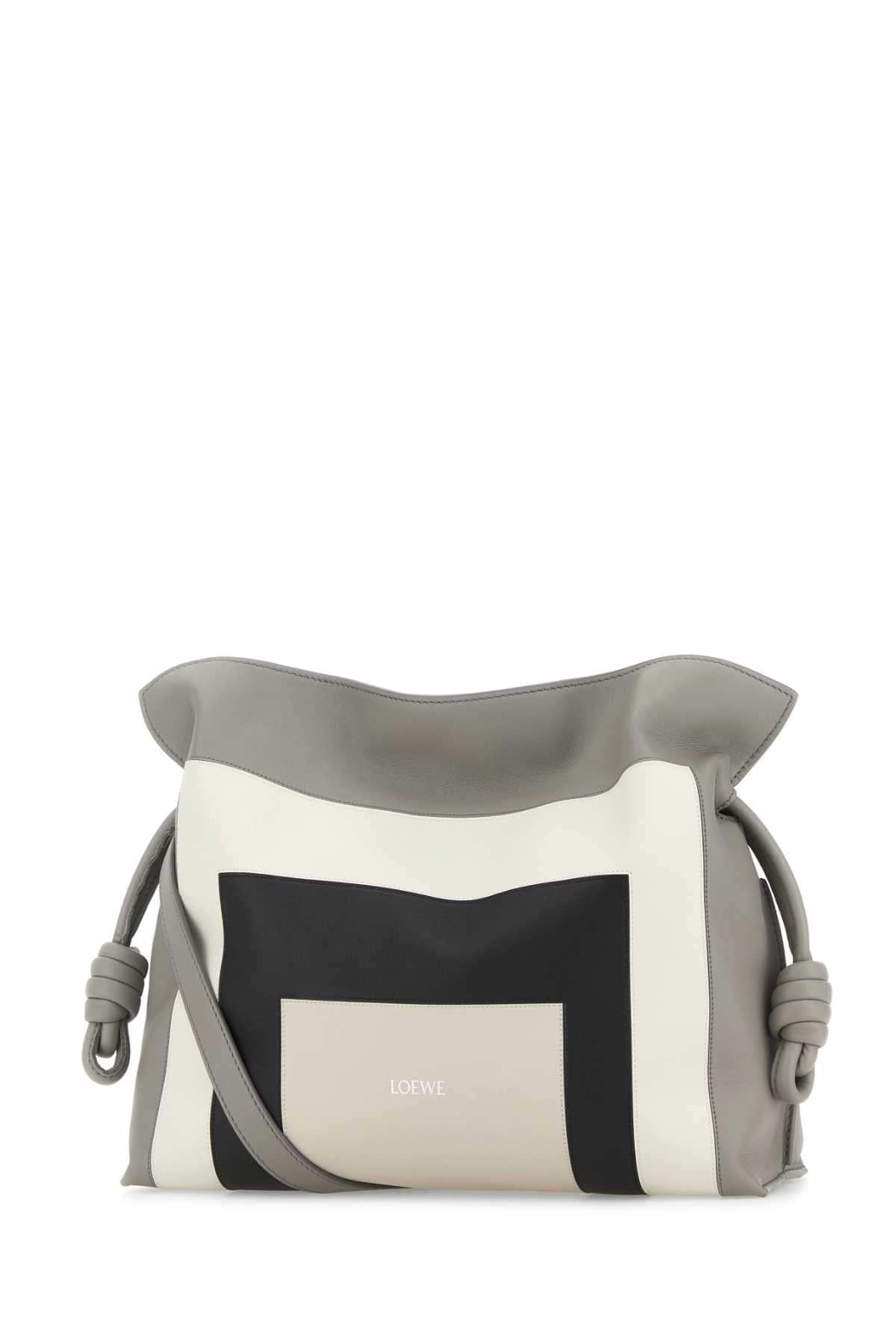 Loewe Women Multicolor Nappa Leather Loewe X Josef And Anni Albers Medium Flamenco Clutch LOEWE